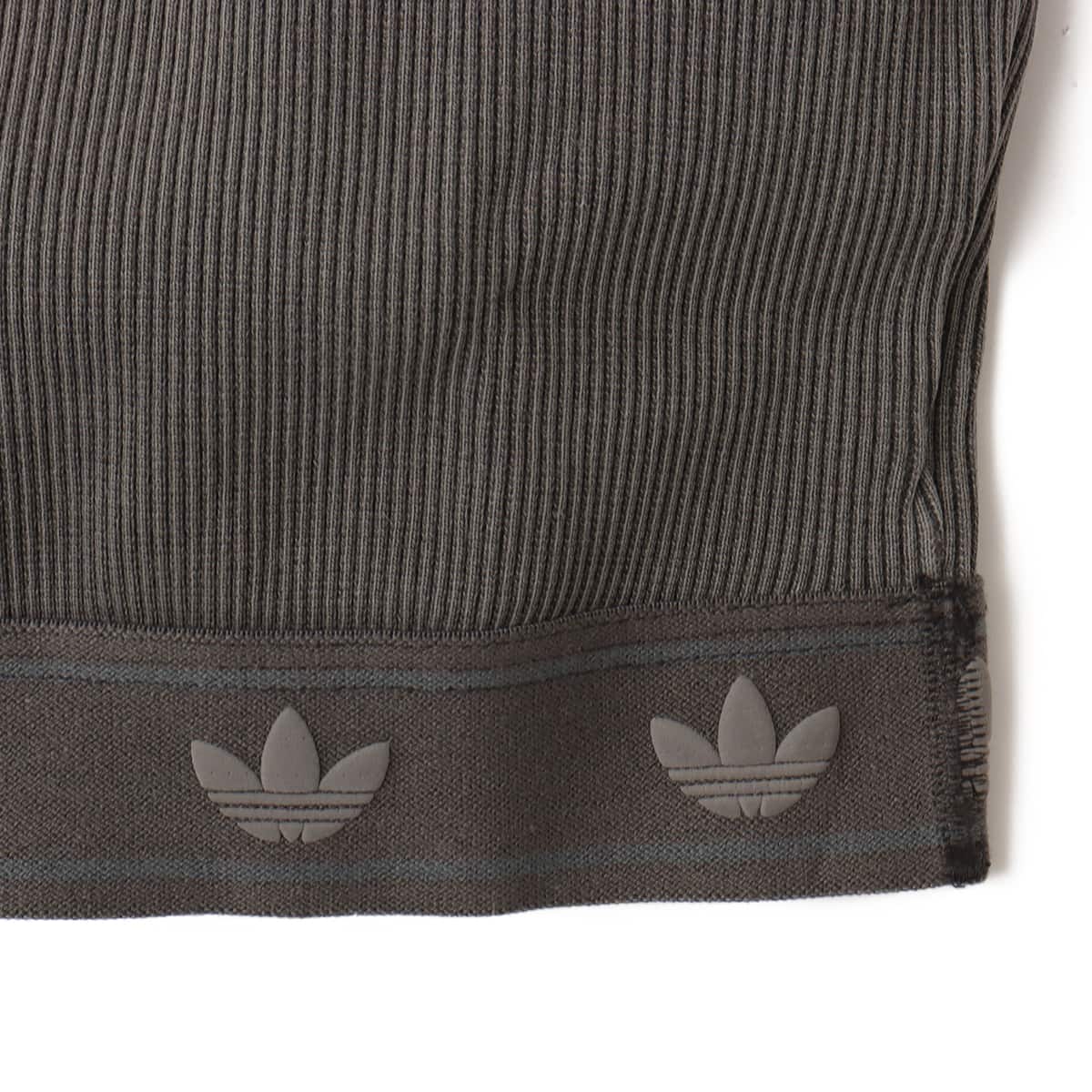 adidas RIB BRA TOP ブラックの画像