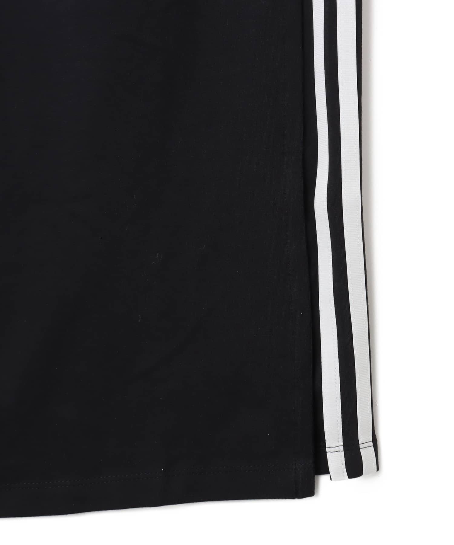  adidas 3 STRIPES TANK DRESS MAXI ブラック/ホワイトの画像
