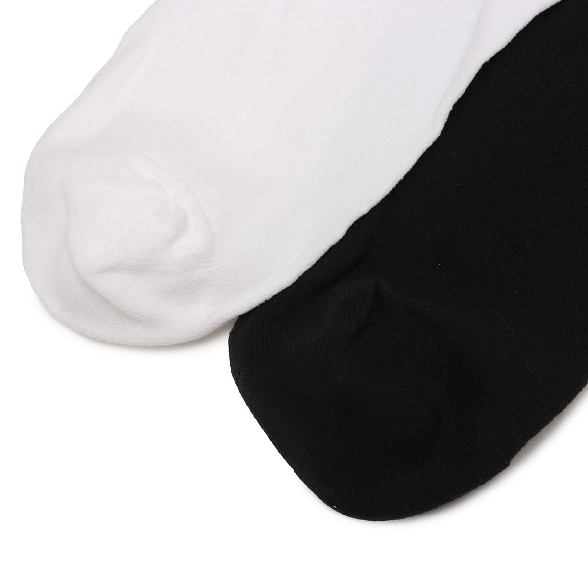 adidas RUFFLE SOCK 2P ホワイト/ブラックの画像