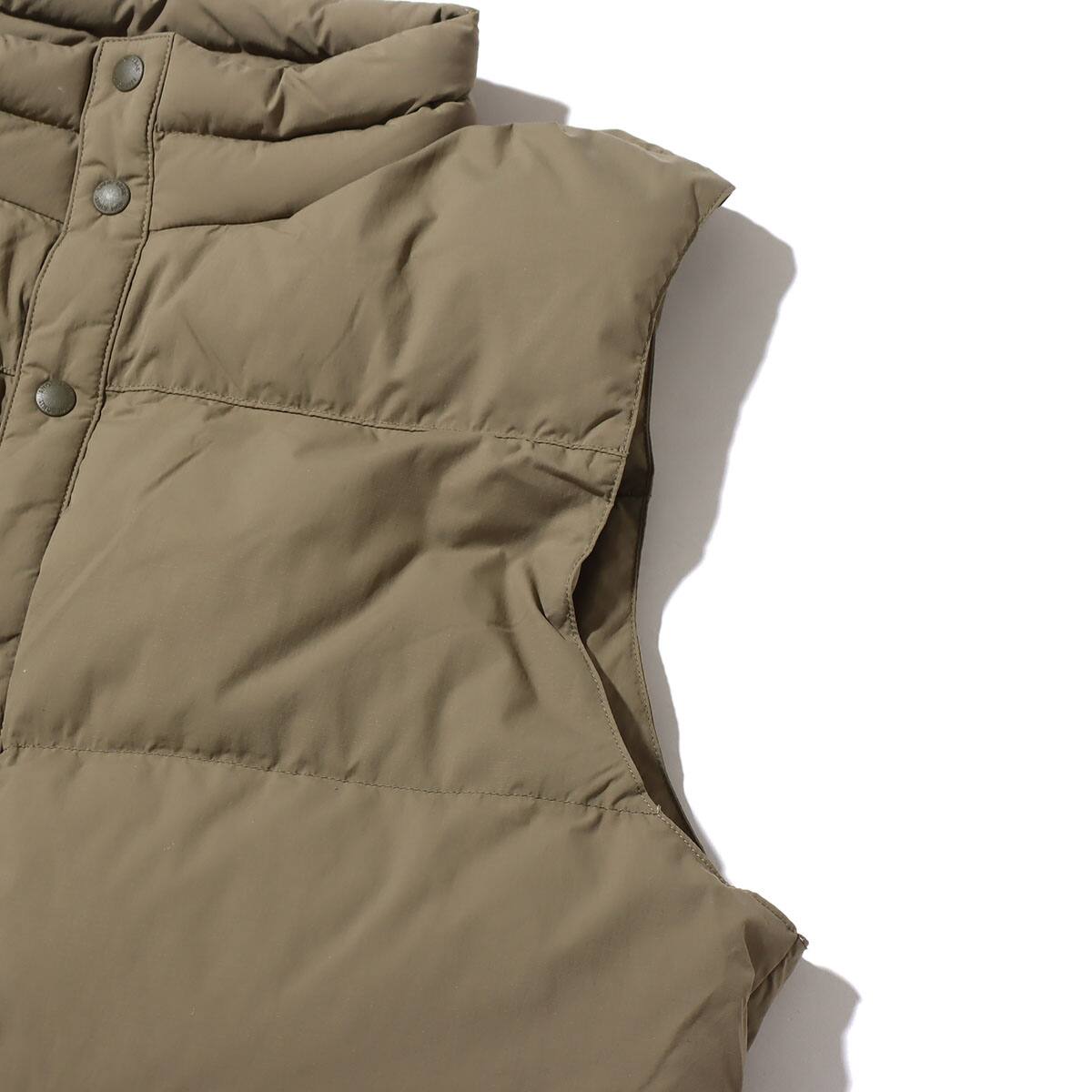 snow peak Recycled Nylon Ripstop Down Vest Beige 22FA-I