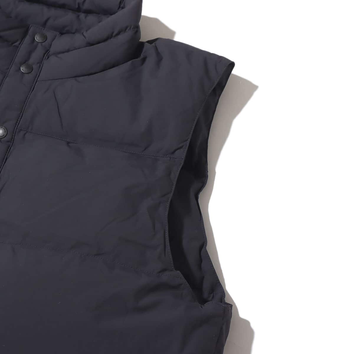 snow peak Recycled Nylon Ripstop Down Vest Black 22FA-Iの画像