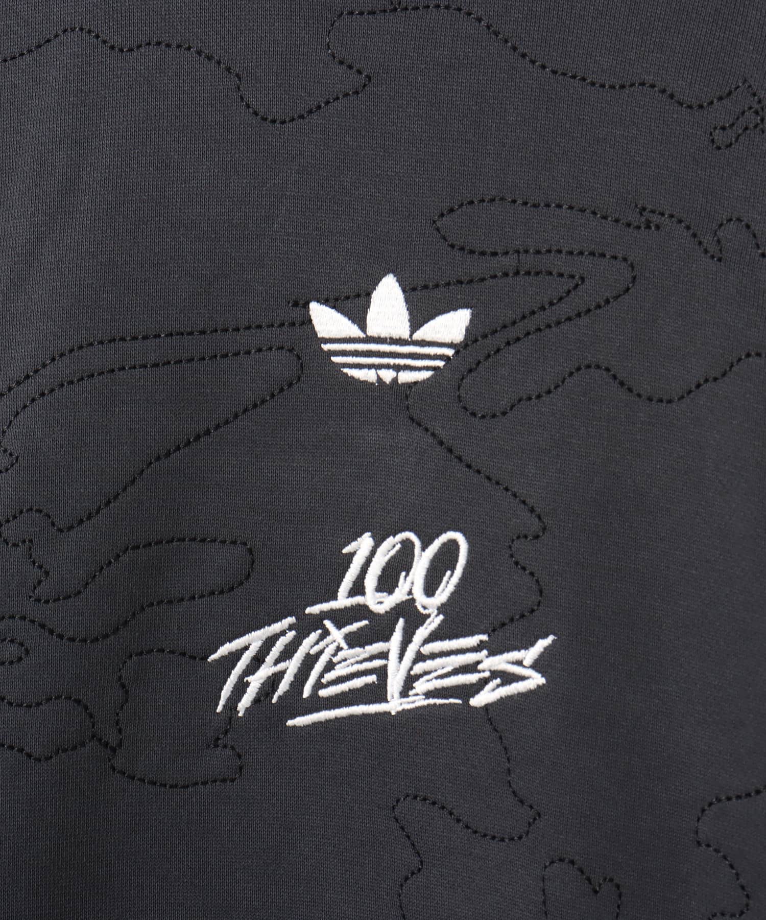 adidas 100 THIEVES HOODIE カーボンの画像