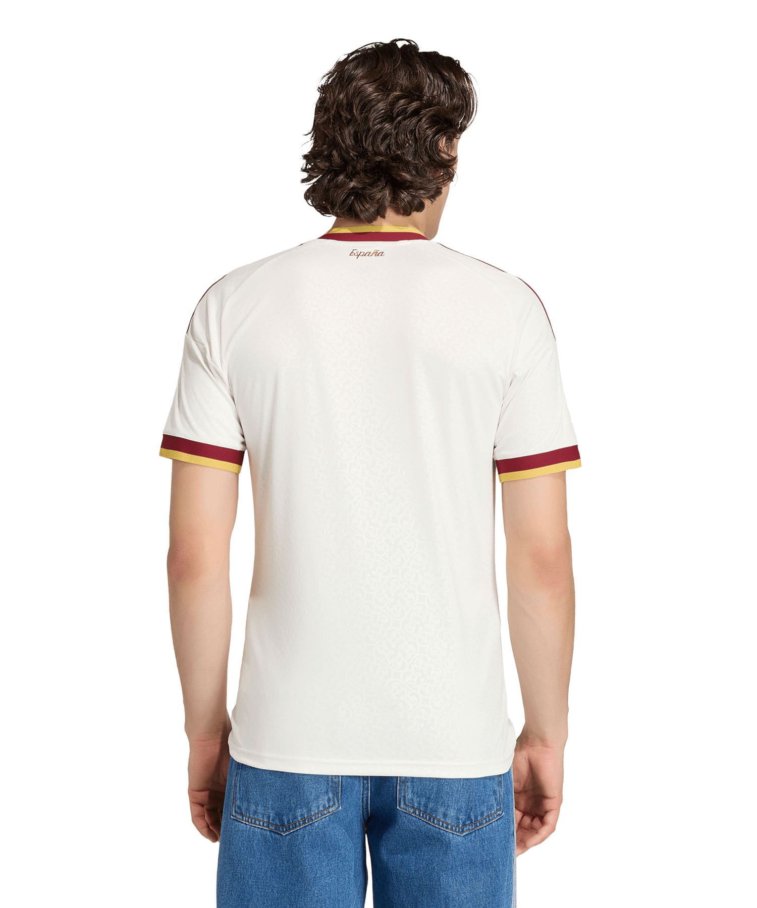 adidas スペイン代表 2026 アウェイ レプリカ ユニフォーム オフホワイトの画像