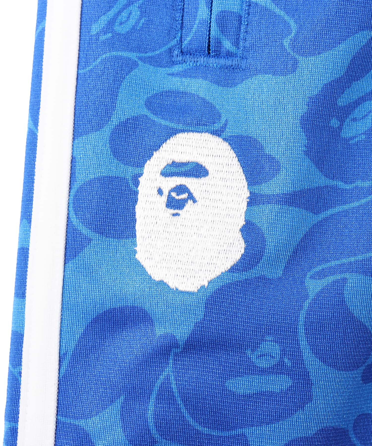 adidas BAPE FIREBIRD TRACK PANTS AOP ブルーの画像