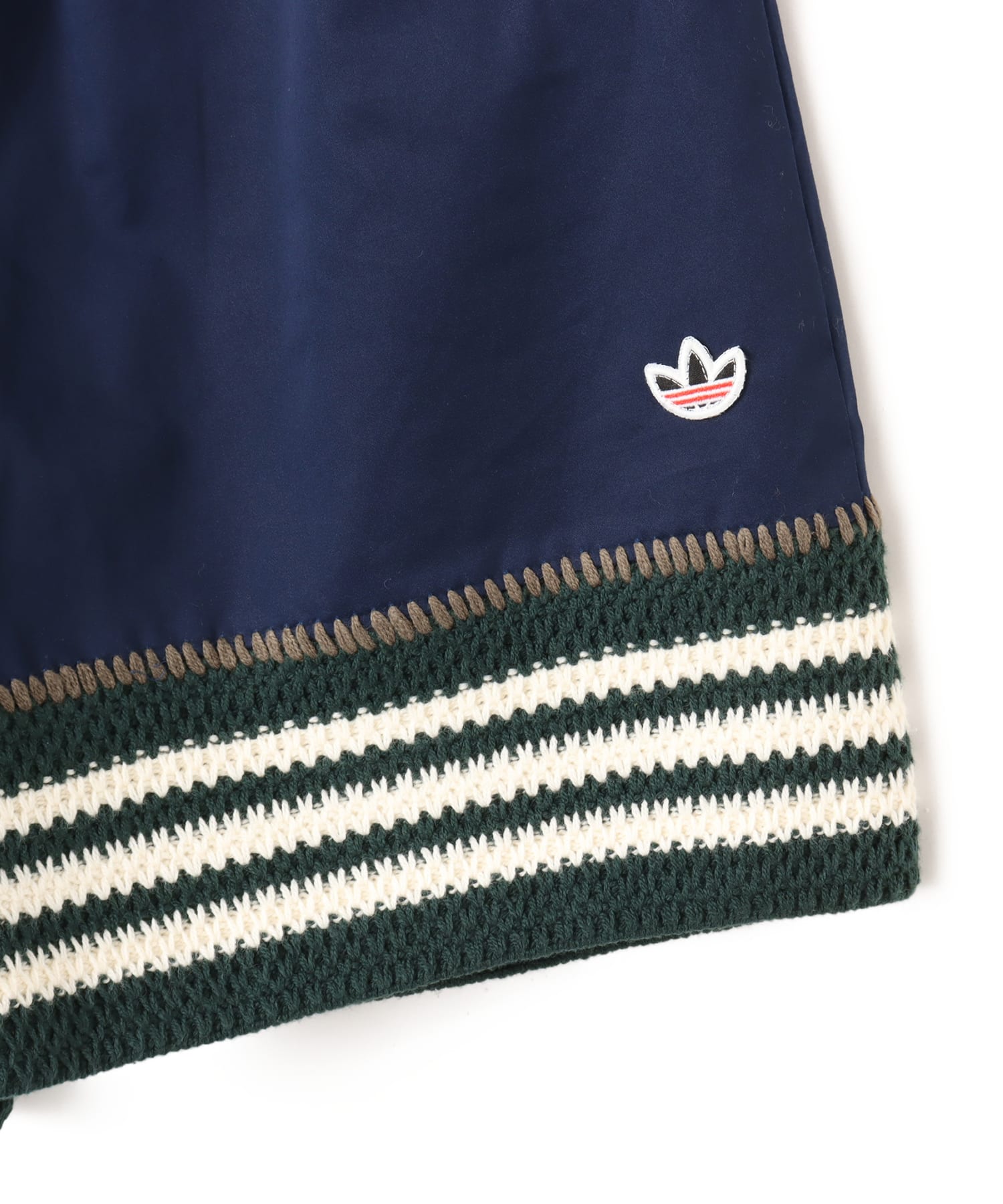 adidas CLOT CROCHET SHORTS BY EDISON CHEN ナイトインディゴの画像