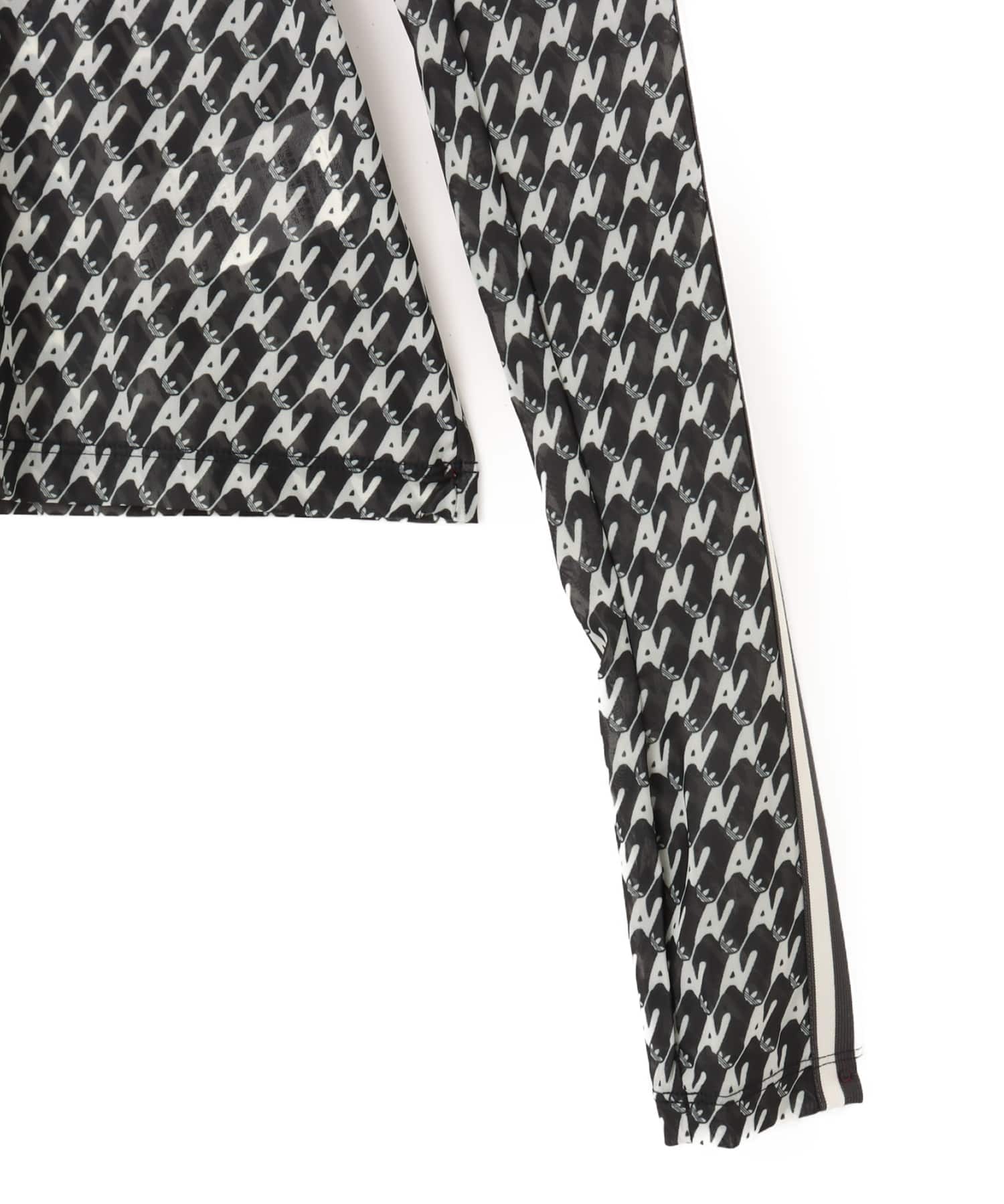 adidas by Avavav MESH ALLOVER PRINT LONG-SLEEVE TOP ブラックの画像