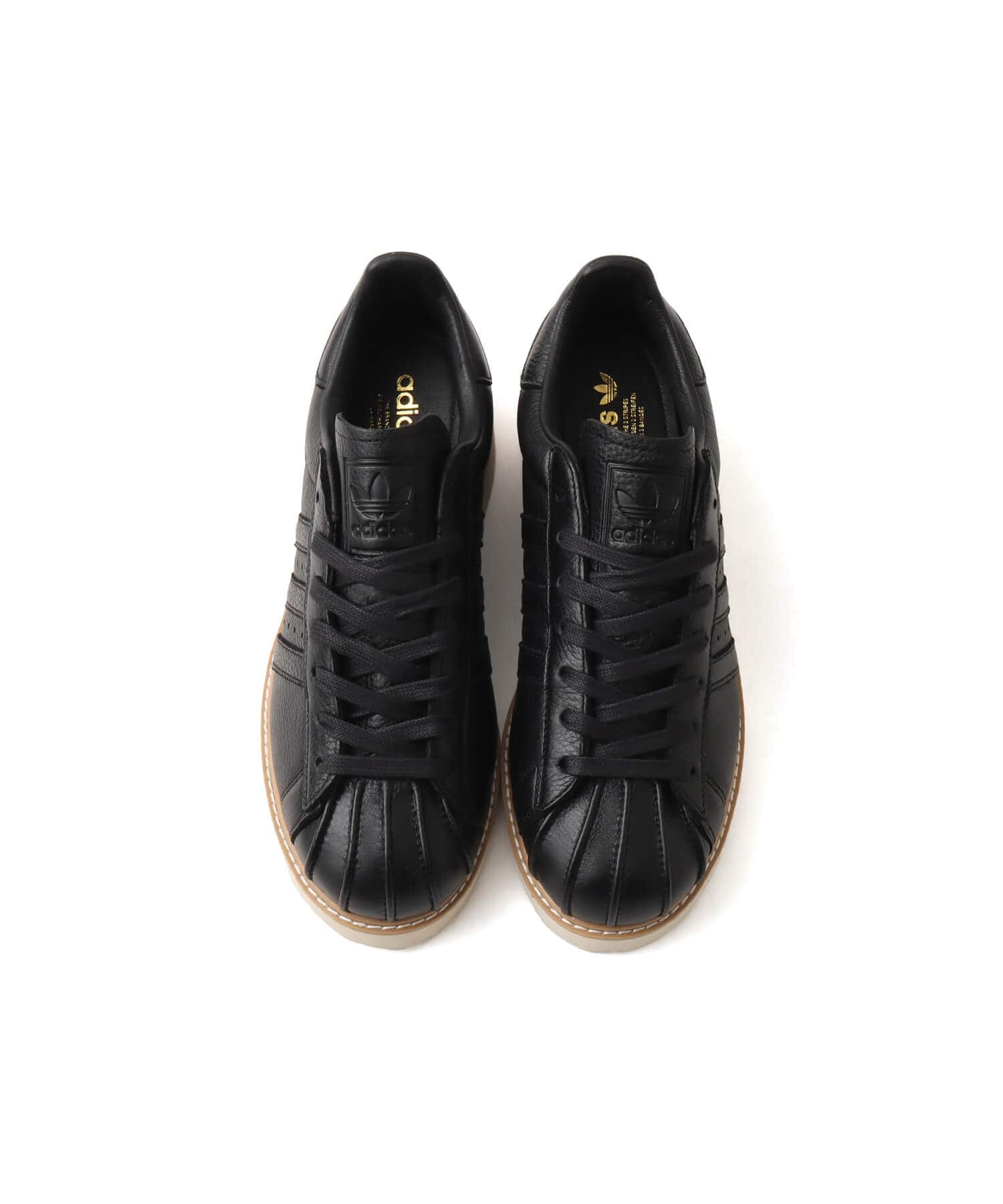 adidas Superstar Lux CBLACK/CBLACK/WARSANの画像