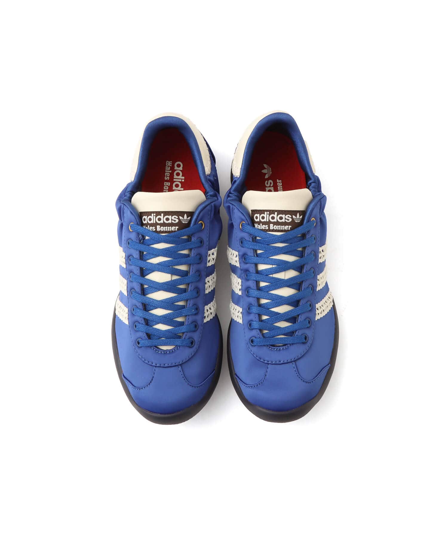 adidas WALES BONNER KARINTHA LO SATIN SUPCOL/CREWHT/BLUEの画像