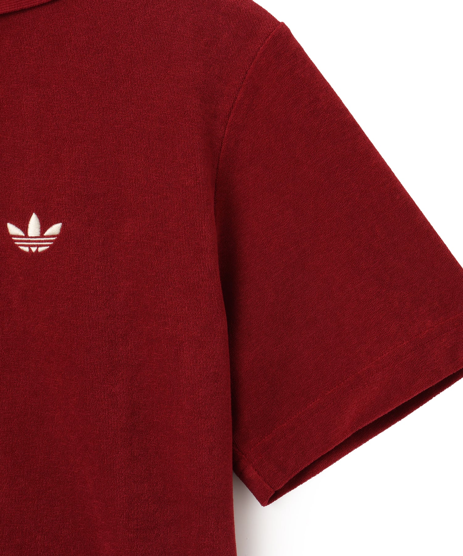 adidas WALES BONNER TERRY POLO カレッジバーガンディの画像