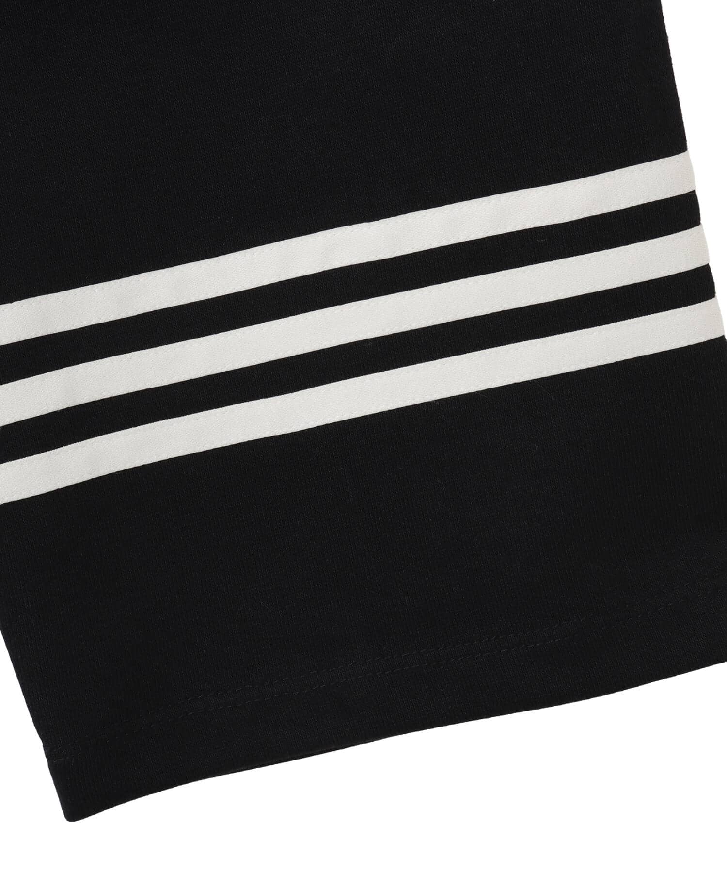 adidas BLOCKING CREWNECK SWEATSHIRT ブラック/オフホワイトの画像