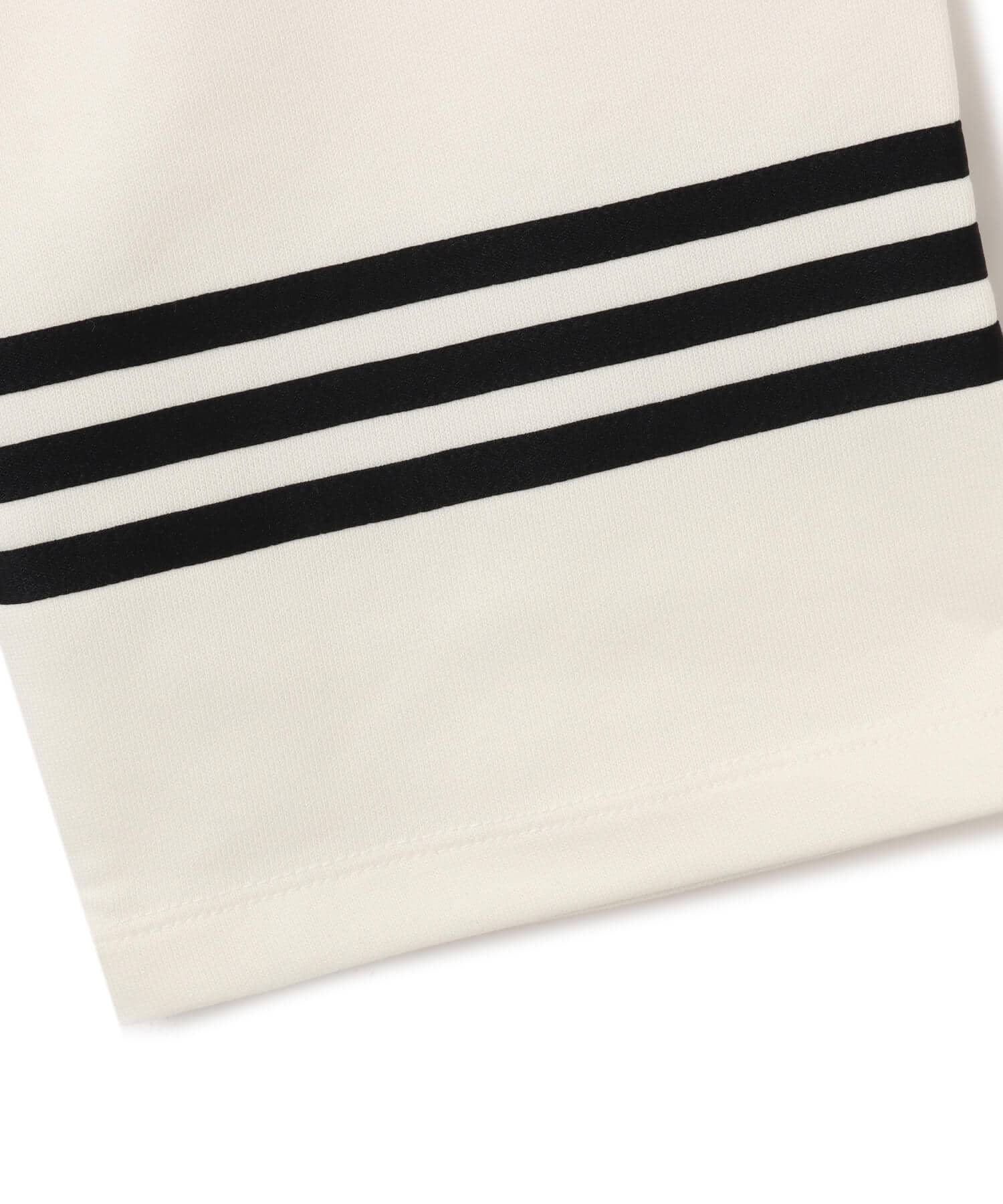 adidas BLOCKING CREWNECK SWEATHSHIRT オフホワイト/ブラックの画像