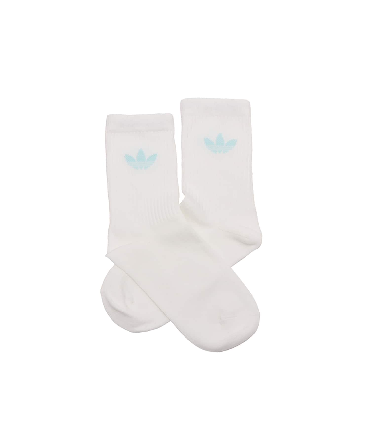 adidas TIE DYE CREW SOCKS 3 PAIRS ブリスピンク/ブリスライラック/ホワイトの画像
