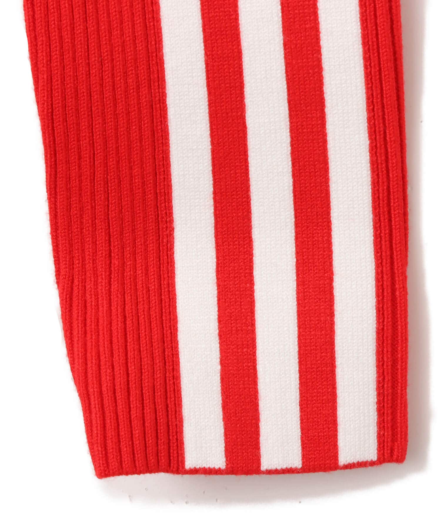 adidas ADICOLOR  3 STRIPES SLIM KNIT TRACK TOP ベタースカーレットの画像