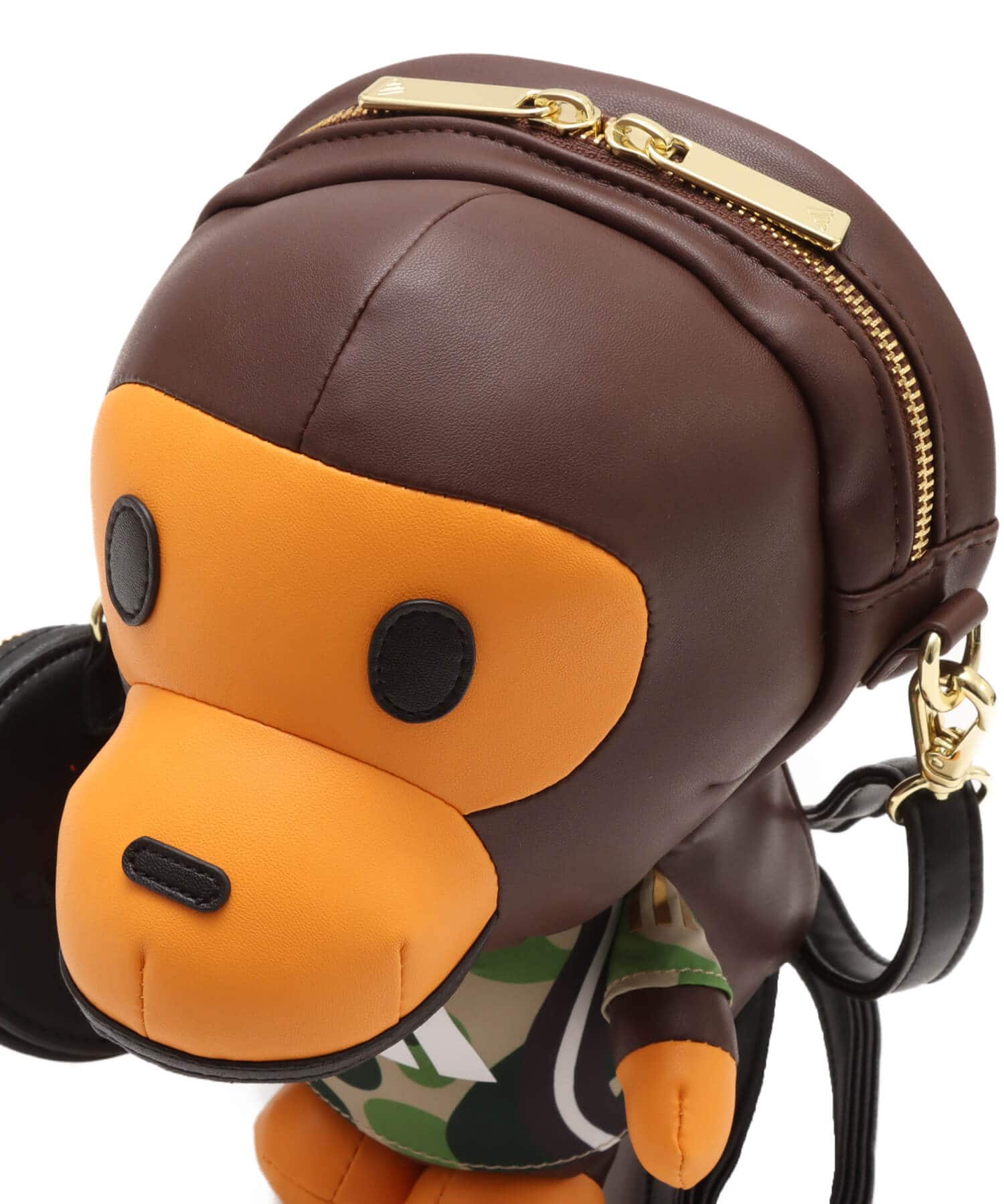 adidas BAPE MILO BAG オーバーンの画像