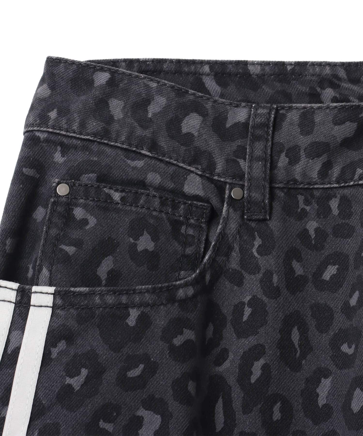 adidas DENIM LOOSE PANTS MULTICOLOR/carbonの画像