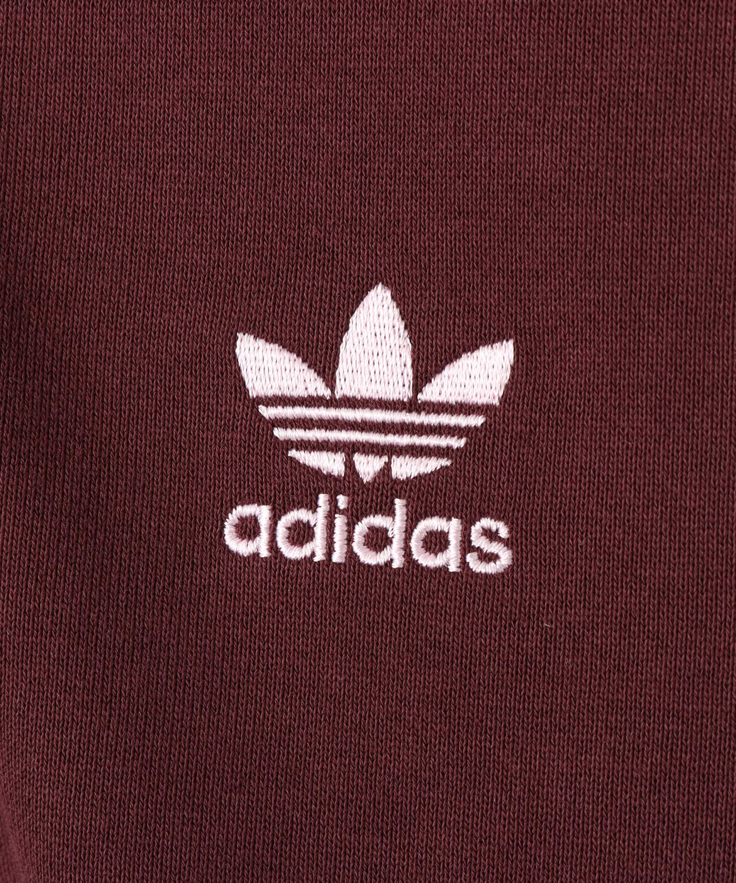 adidas CROP HALFZIP SWEAT オーロラルビーの画像