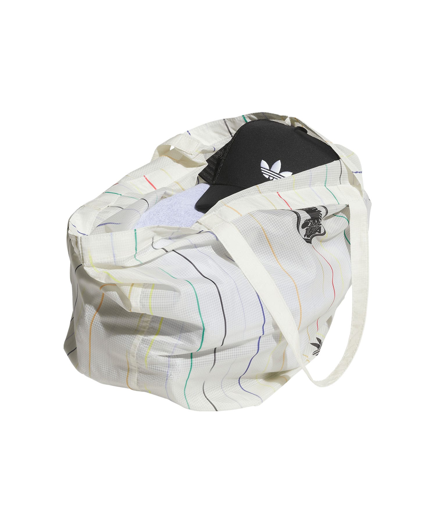 adidas サッカー日本代表 PACKABLE BAG アウェイ オフホワイトの画像