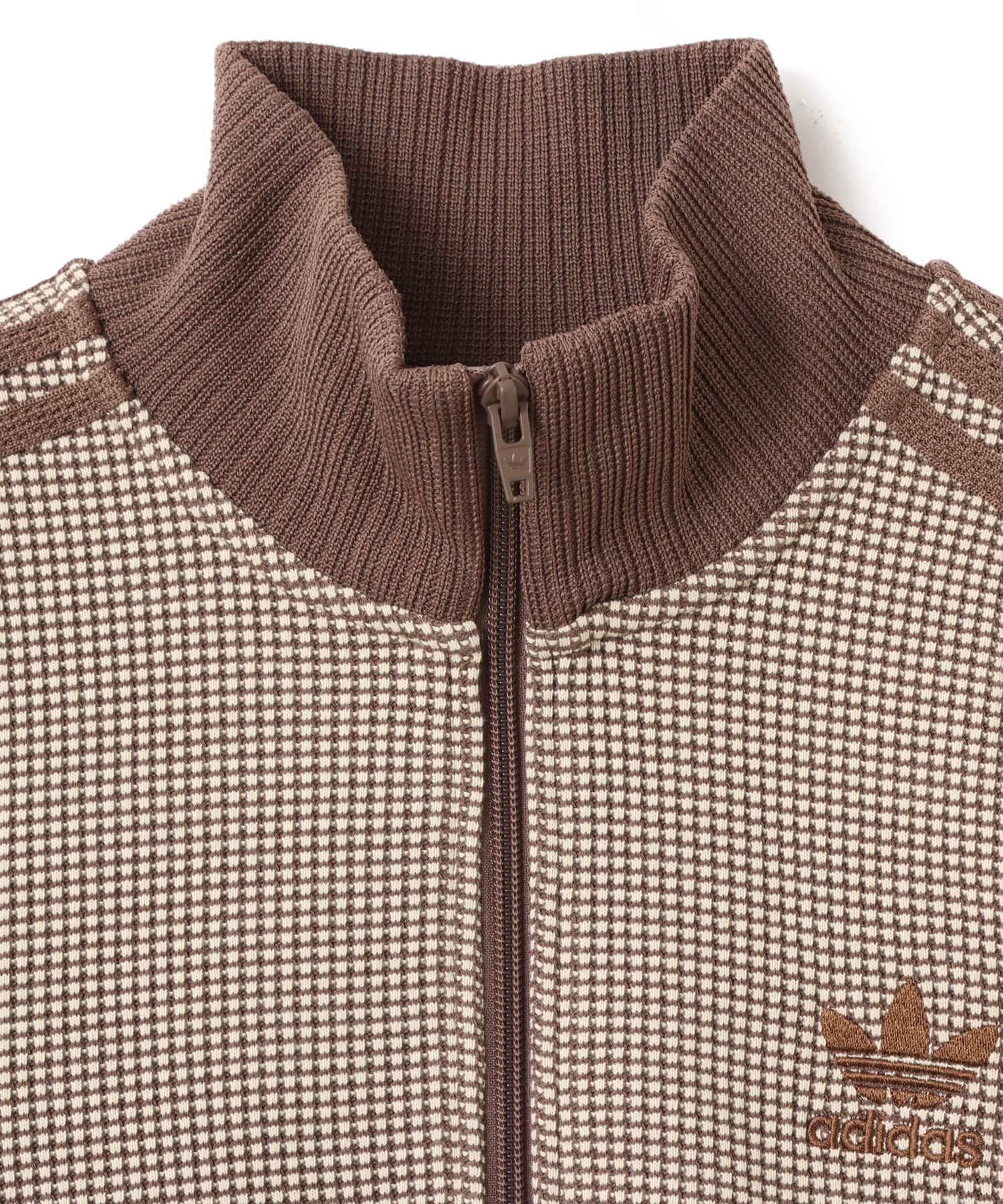 adidas CROP TRACK TOP サンドストレータ/アースストレータの画像