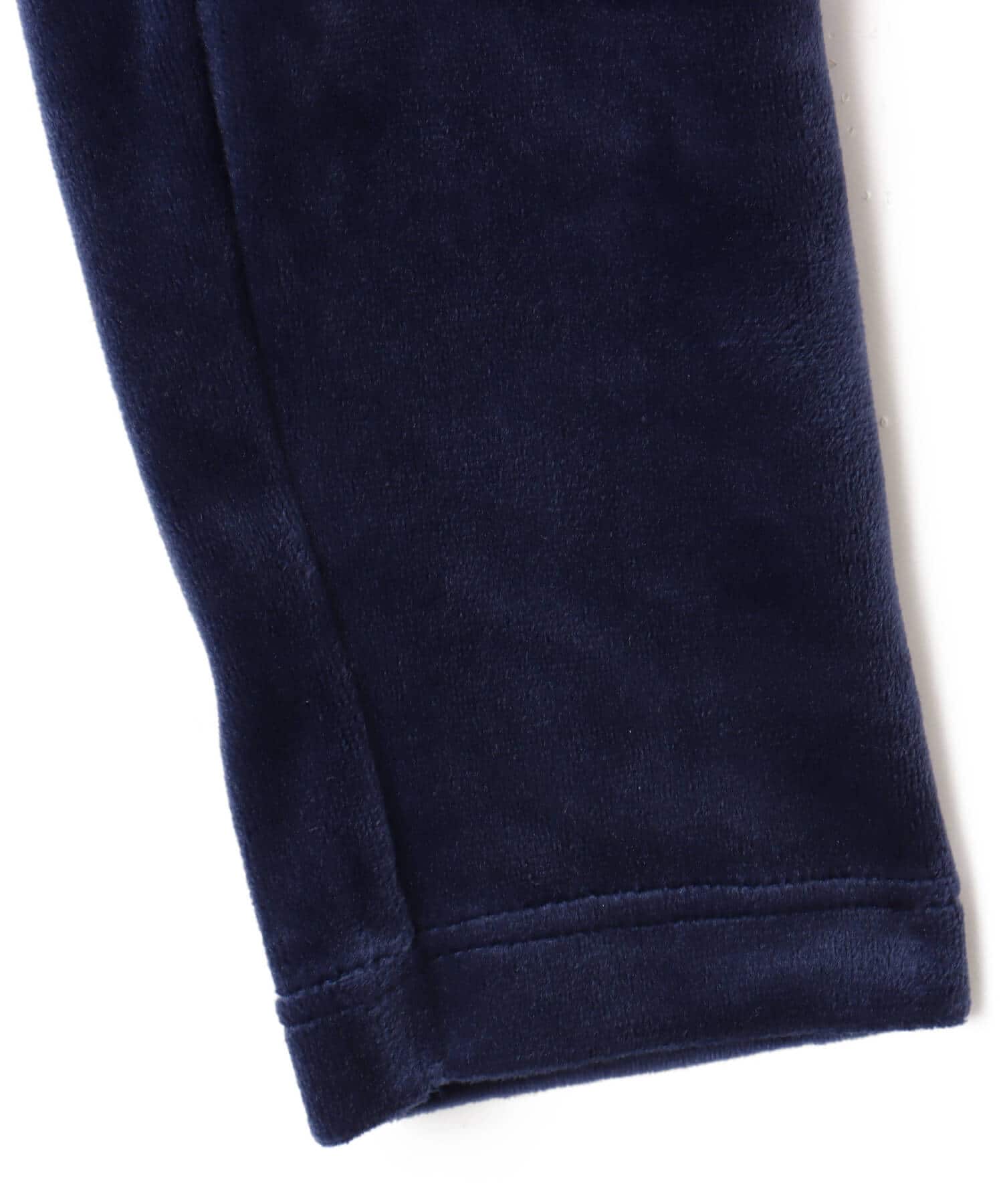 adidas ESSENTIALS VELVET FITTED TRACK TOP ナイトインディゴの画像