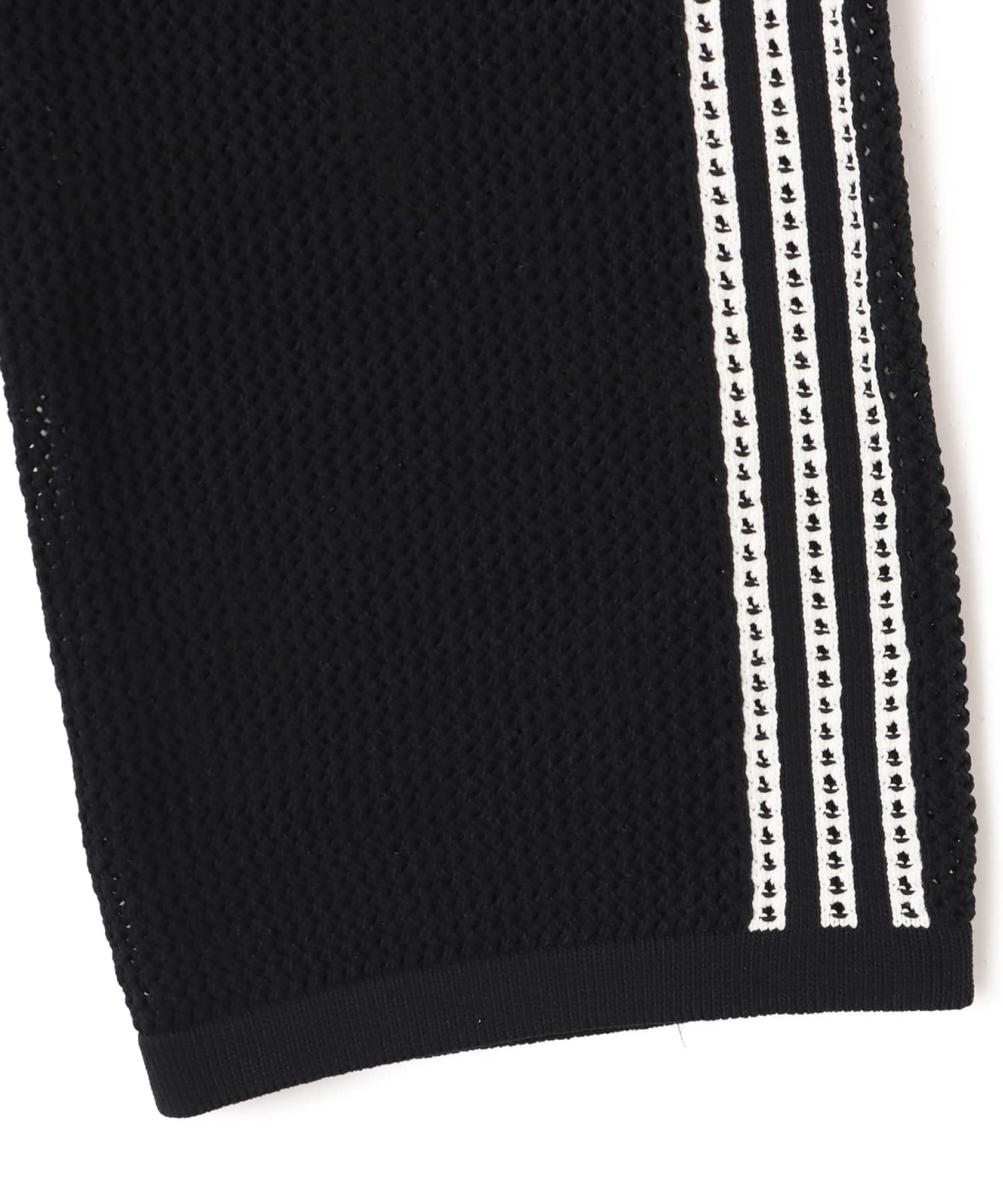 adidas KNITTED CROCHET FIREBIRD TRACKPANTS ブラックの画像