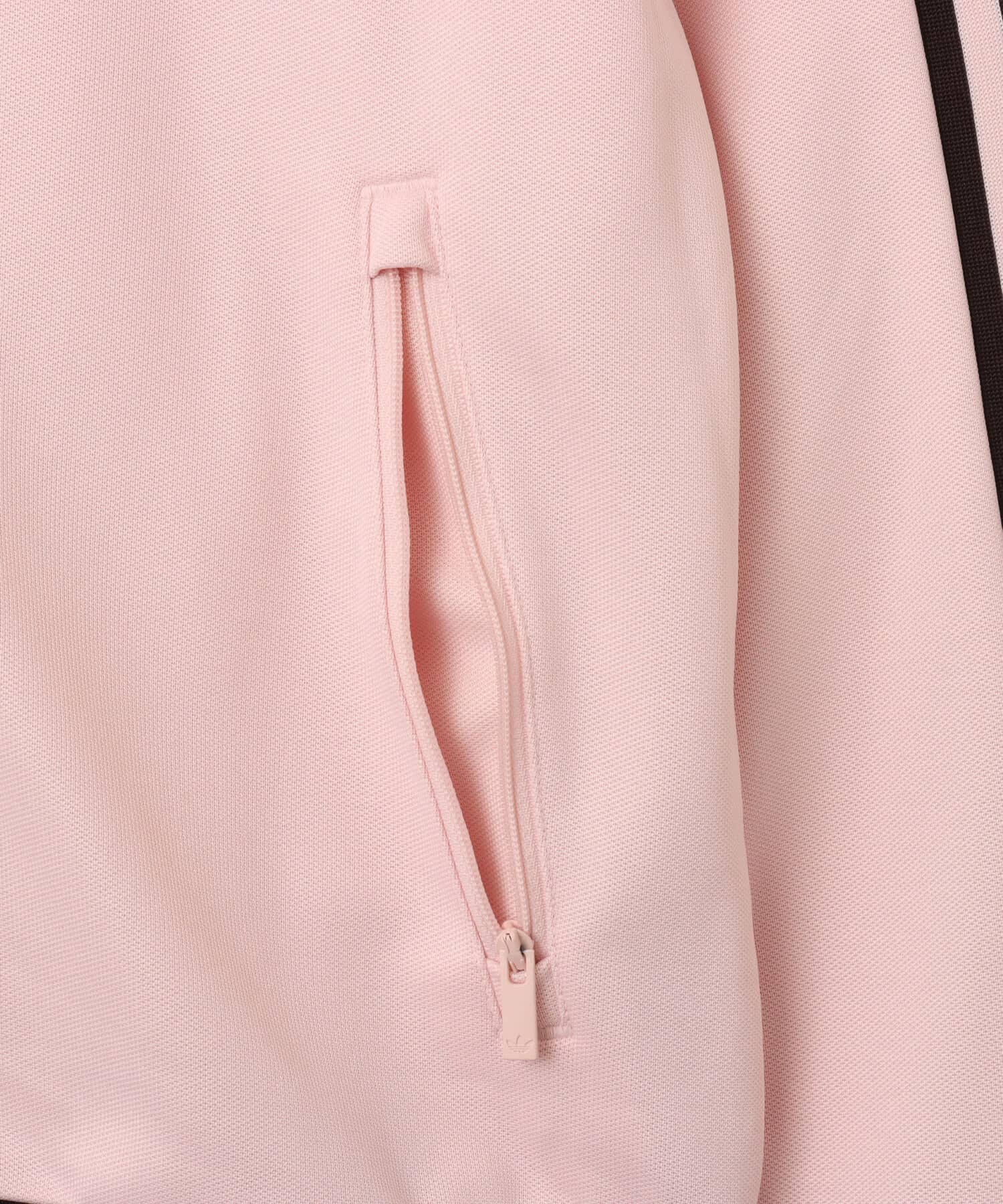 adidas CLASSIC TRACK TOP サンディーピンク/オーロラコーヒーの画像