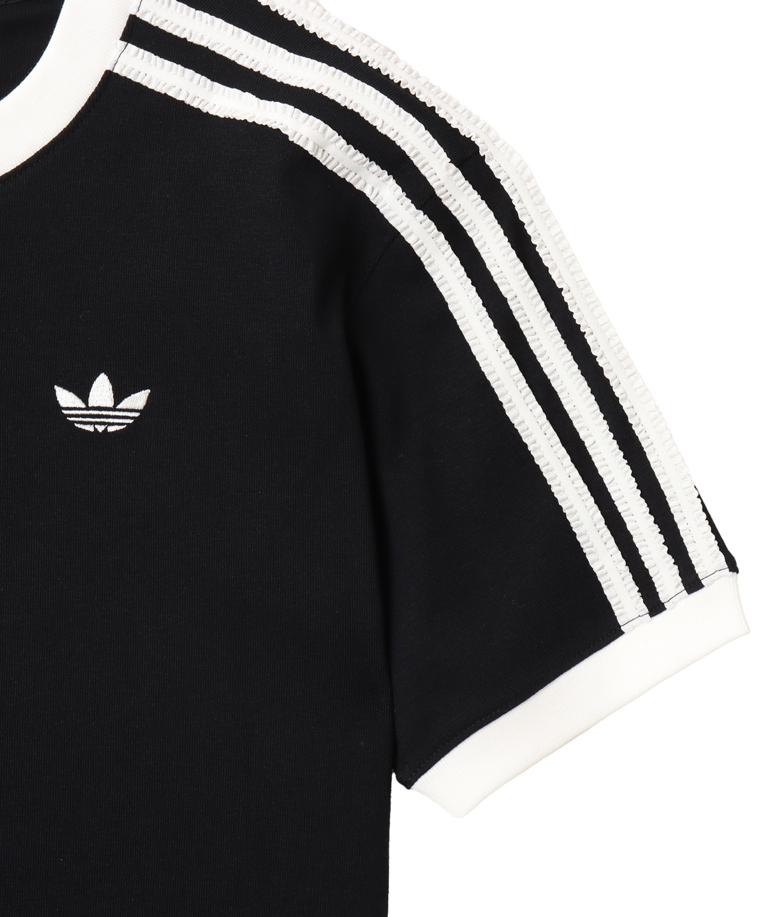 adidas RUFFLE 3S TEE ブラックの画像