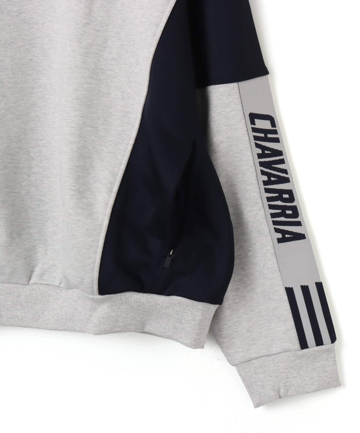 adidas CHAVARRIA WATSONVILLE MOCKNECK JUMPER ライトグレーヘザー