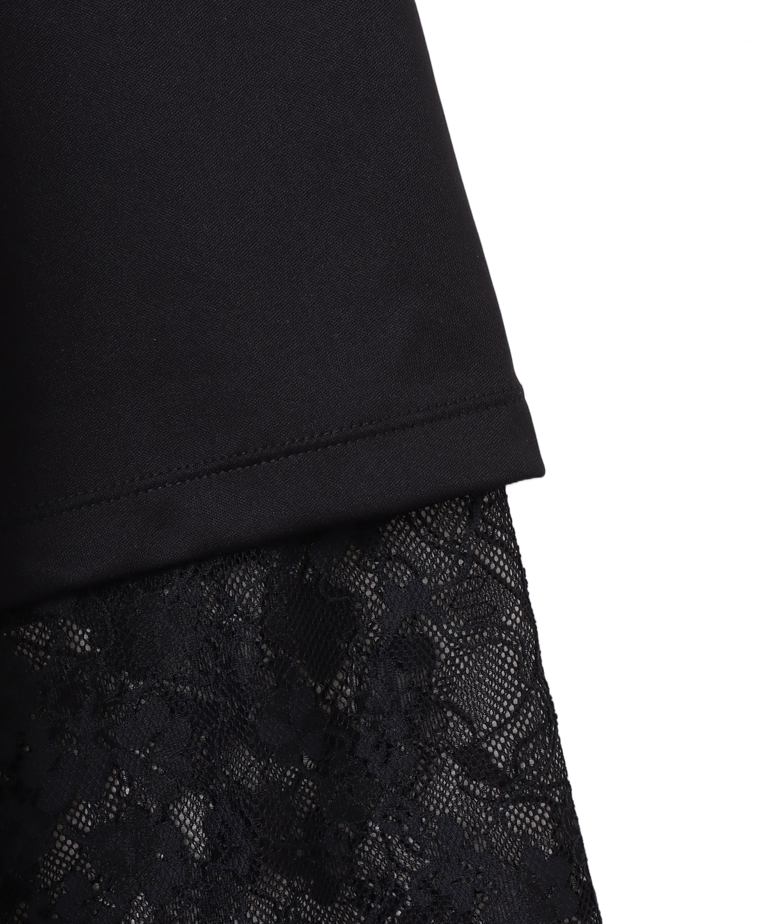 adidas LONGSLEEVE LACE JERSEY ホワイト/ブラックの画像