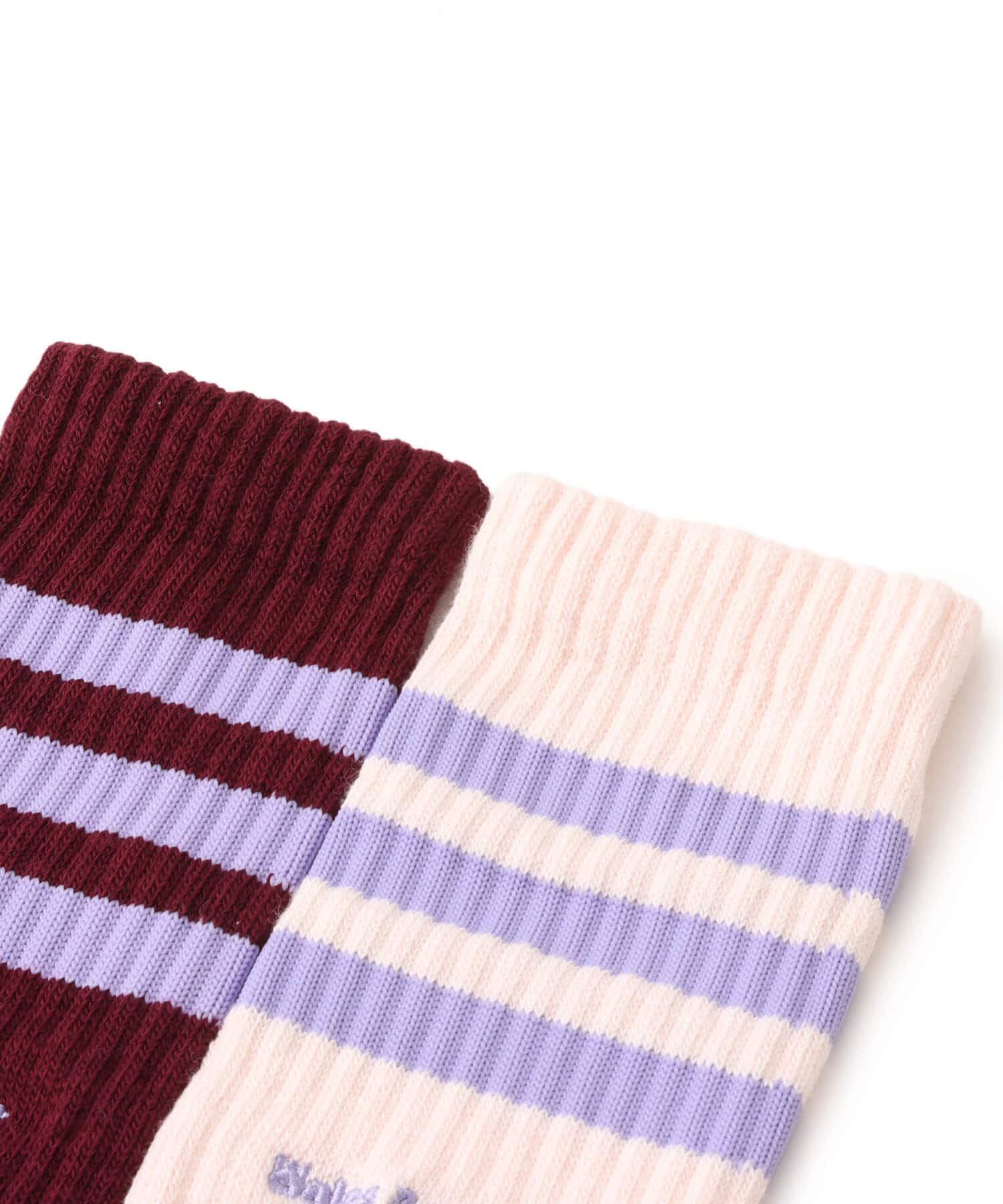 adidas WALES BONNER 3-STRIPES SOCKS MAROON/WONQUAの画像