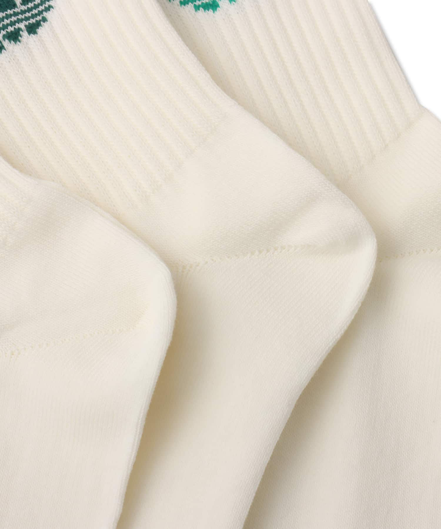 adidas 3 STRIPES HIGH CREW SOCKS 3 PAIRS オフホワイト/オフホワイト/オフホワイトの画像