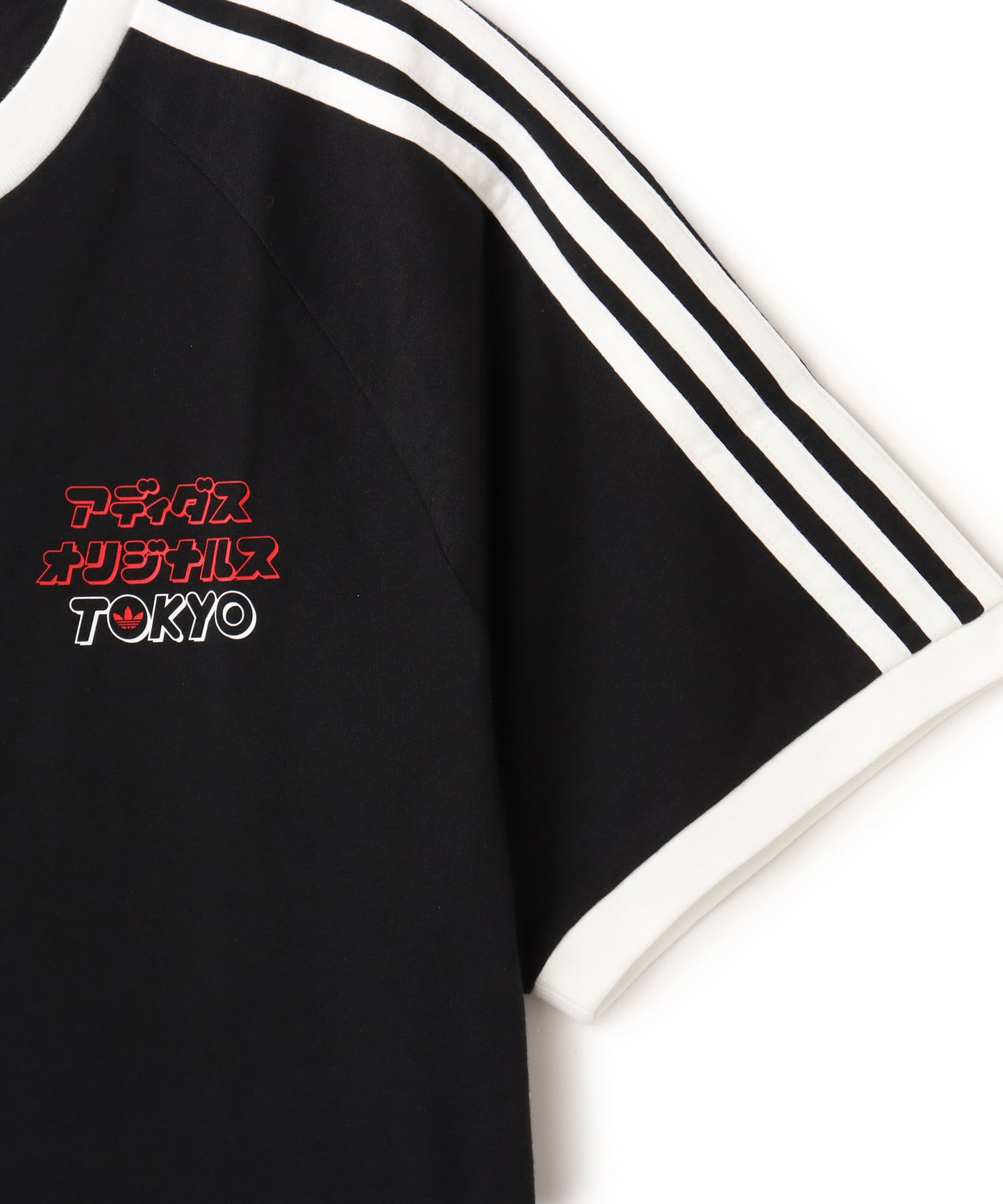 adidas TOKYO KATAKANA T-SHIRT ブラックの画像