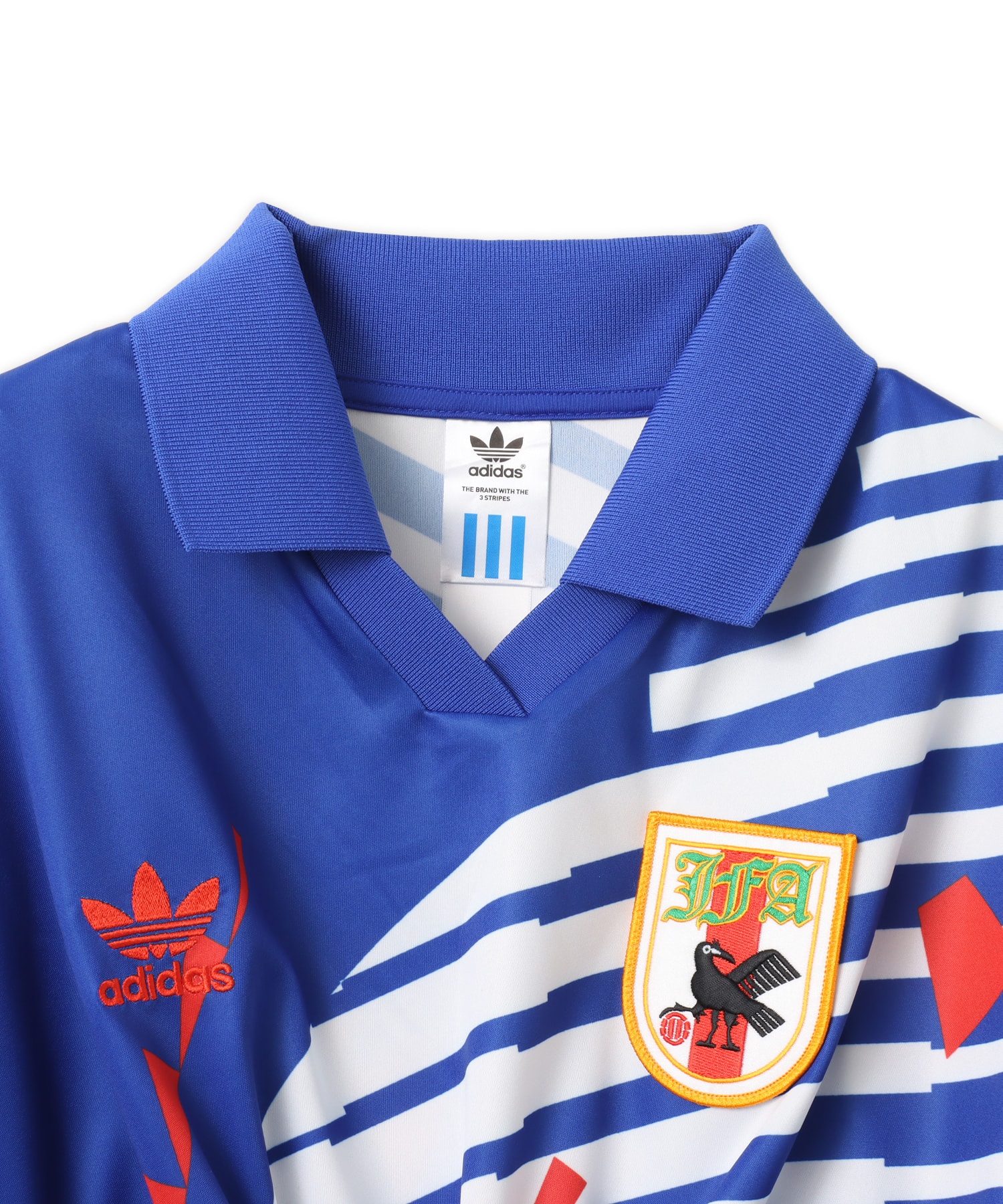adidas JAPAN RECONSTRUCTED BRINGBACK JERSEY ホワイト/パワーブルーの画像