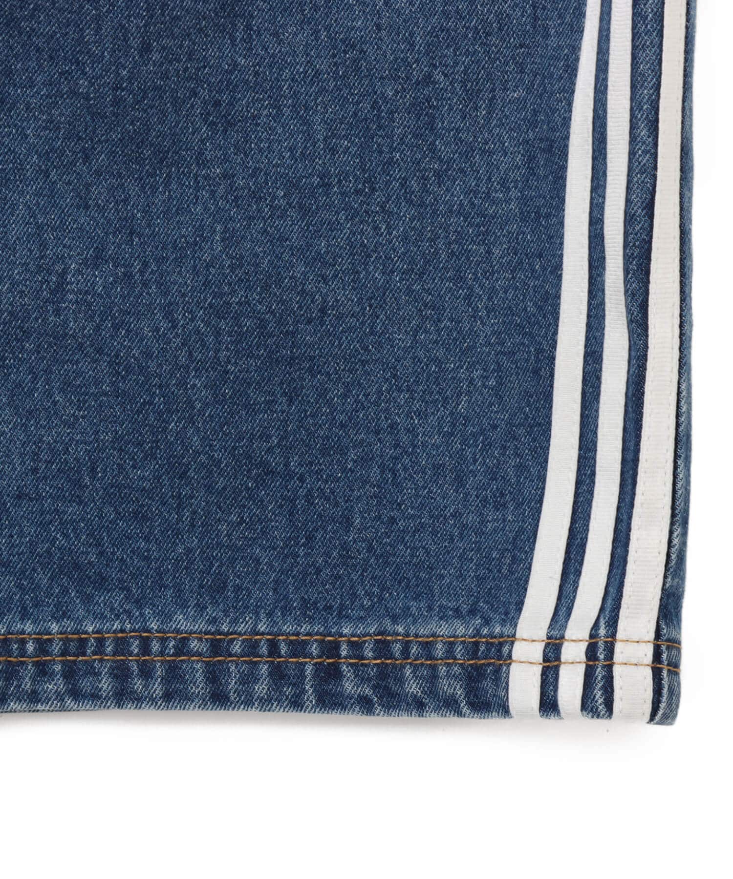 adidas DENIM PANTS ミディアムブルーデニムの画像