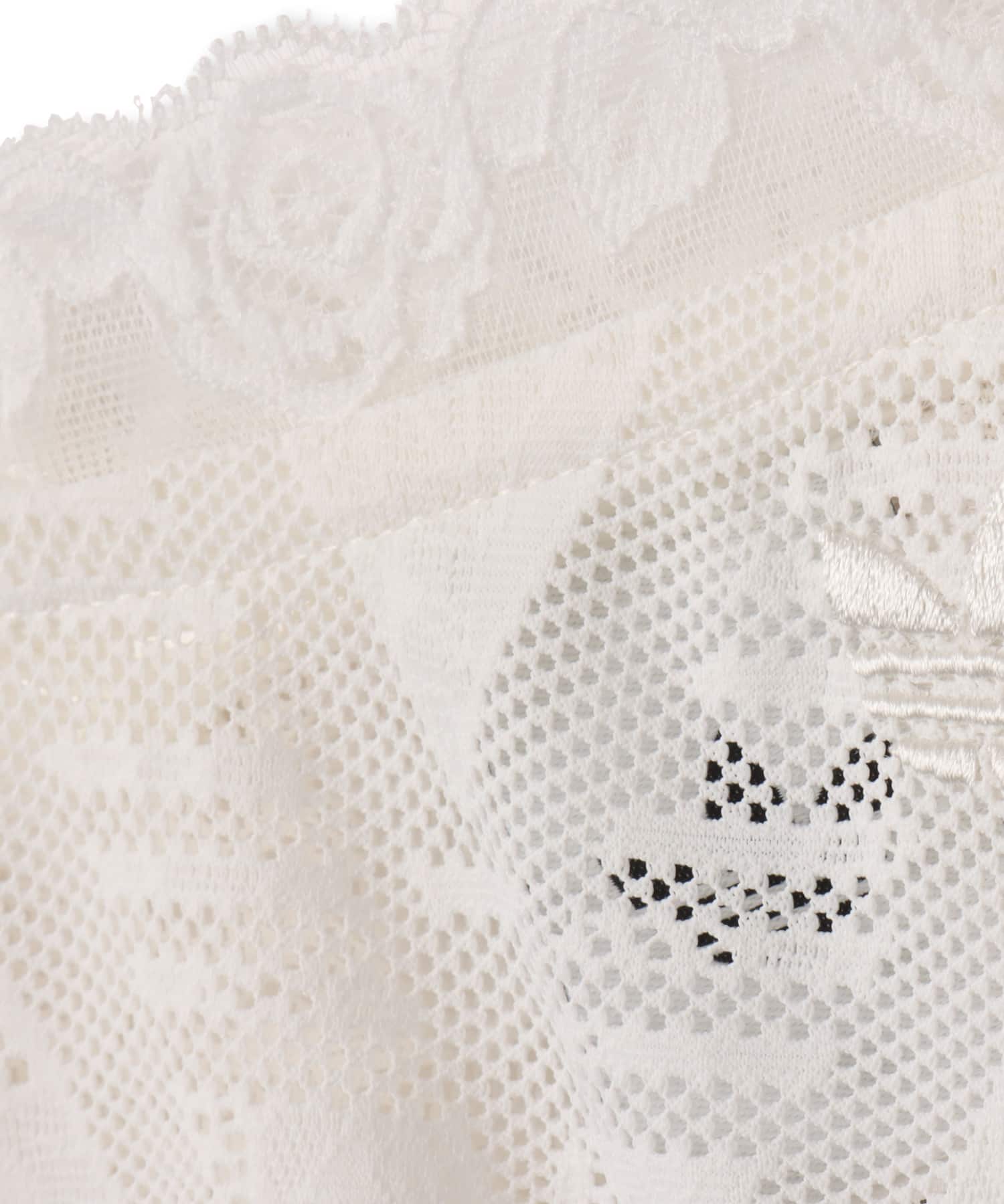 adidas LACE BARDOT TOP クラウドホワイトの画像