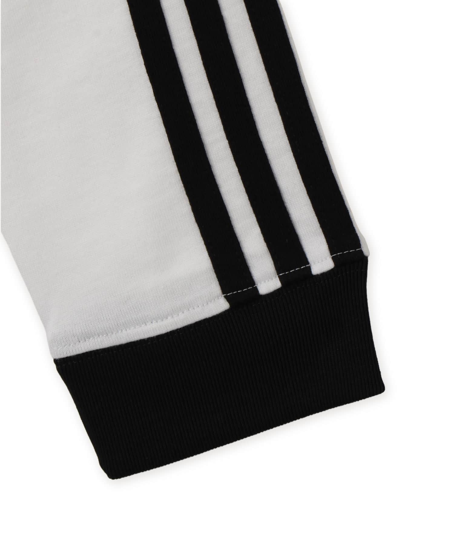 adidas 3-STRIPES LONGSLEEVE TEE ホワイトの画像
