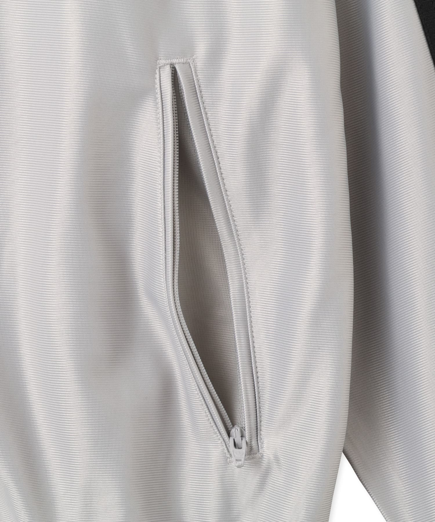 adidas FIREBIRD METALLIC TRACK TOP グレーツーの画像