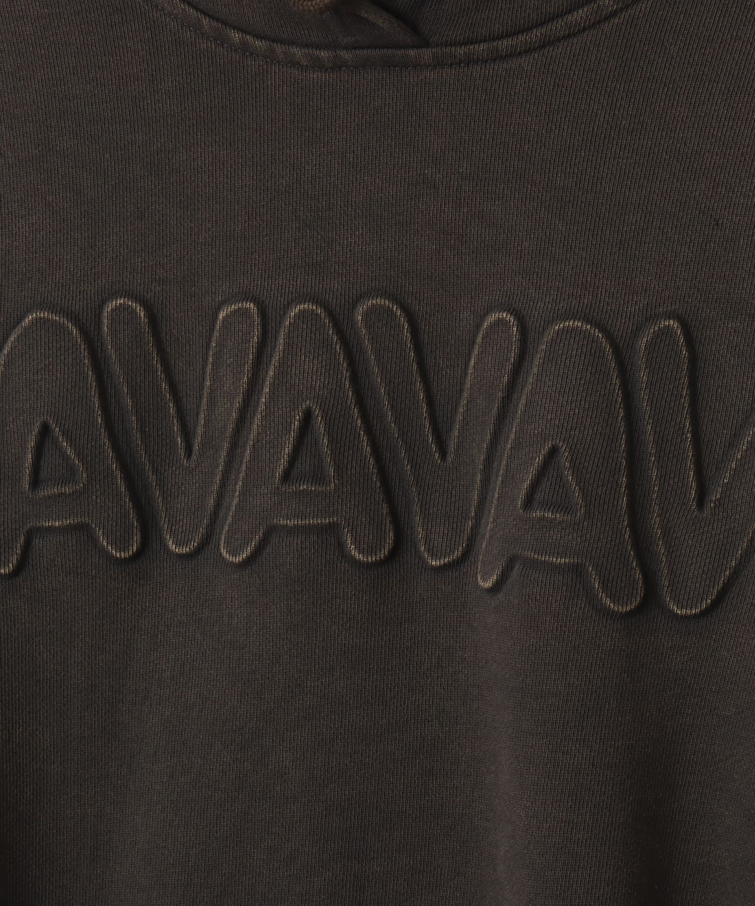 adidas BY AVAVAV SHOULDERLESS HOODIE カーボンの画像