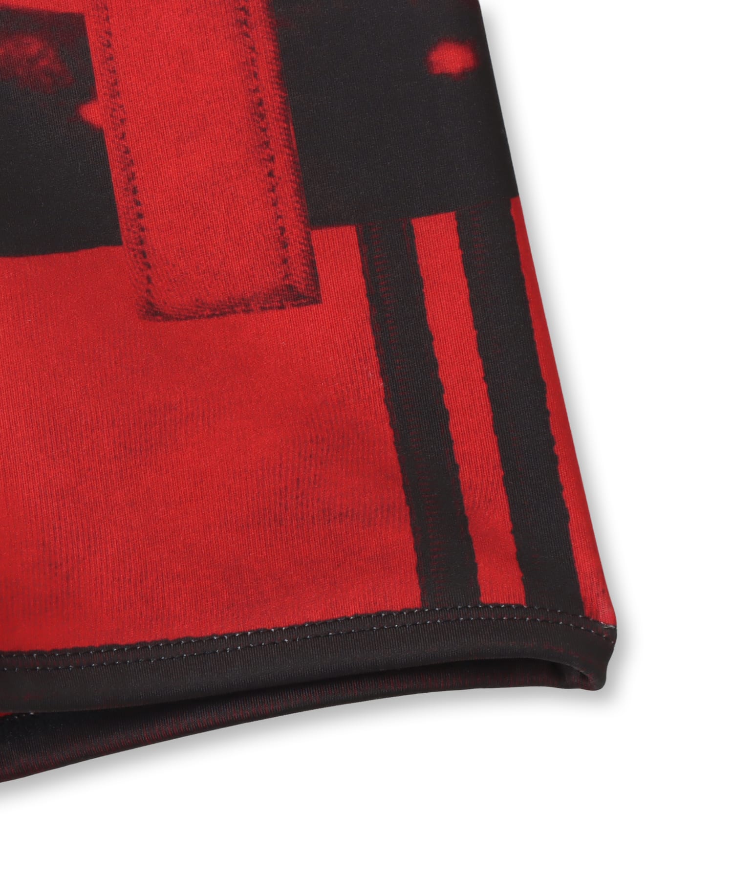 adidas BY AVAVAV PRINTED SHORTS ベタースカーレット/グレーフォーの画像