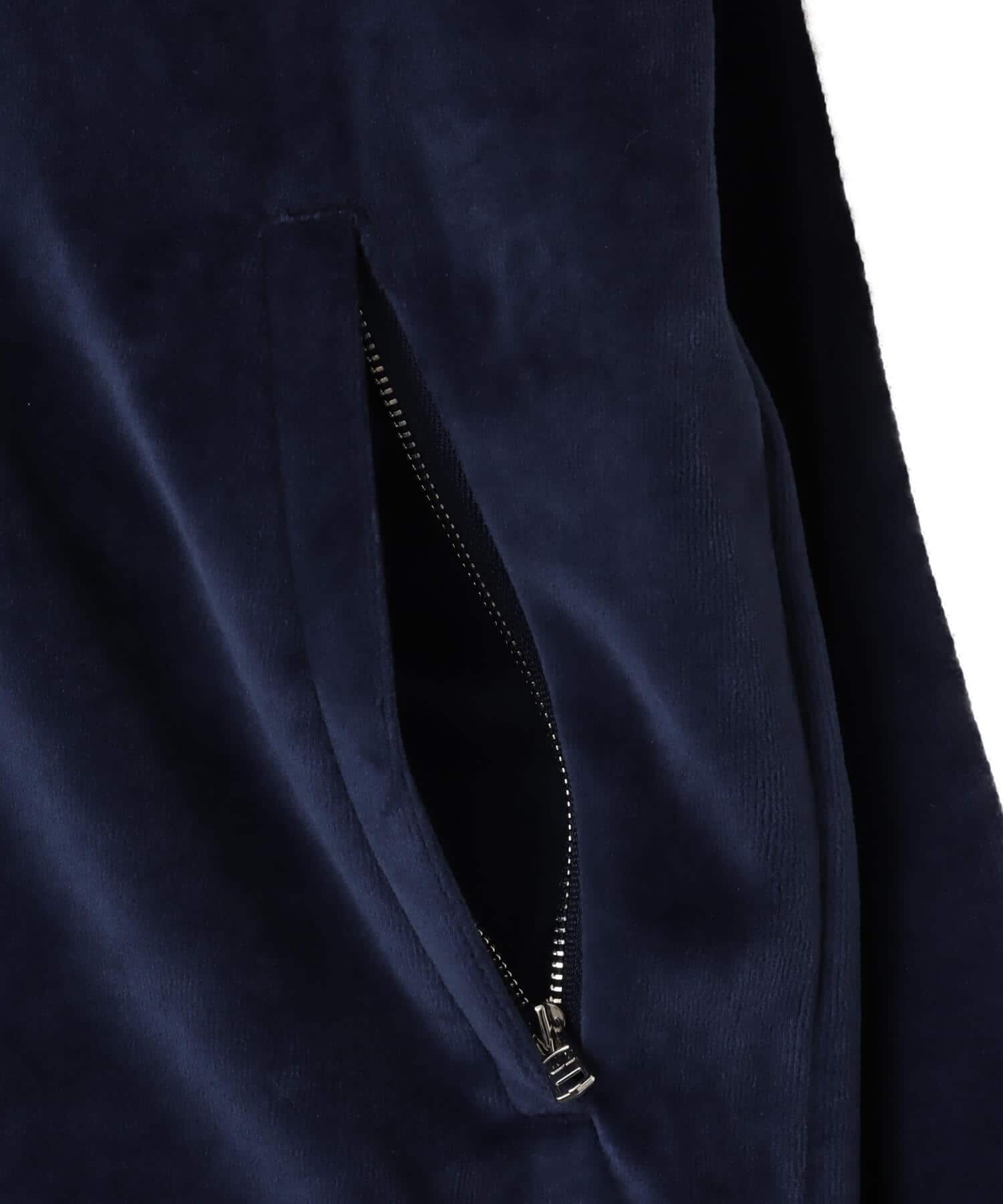 adidas WALES BONNER VELOUR TRACK JACKET カレッジネイビーの画像