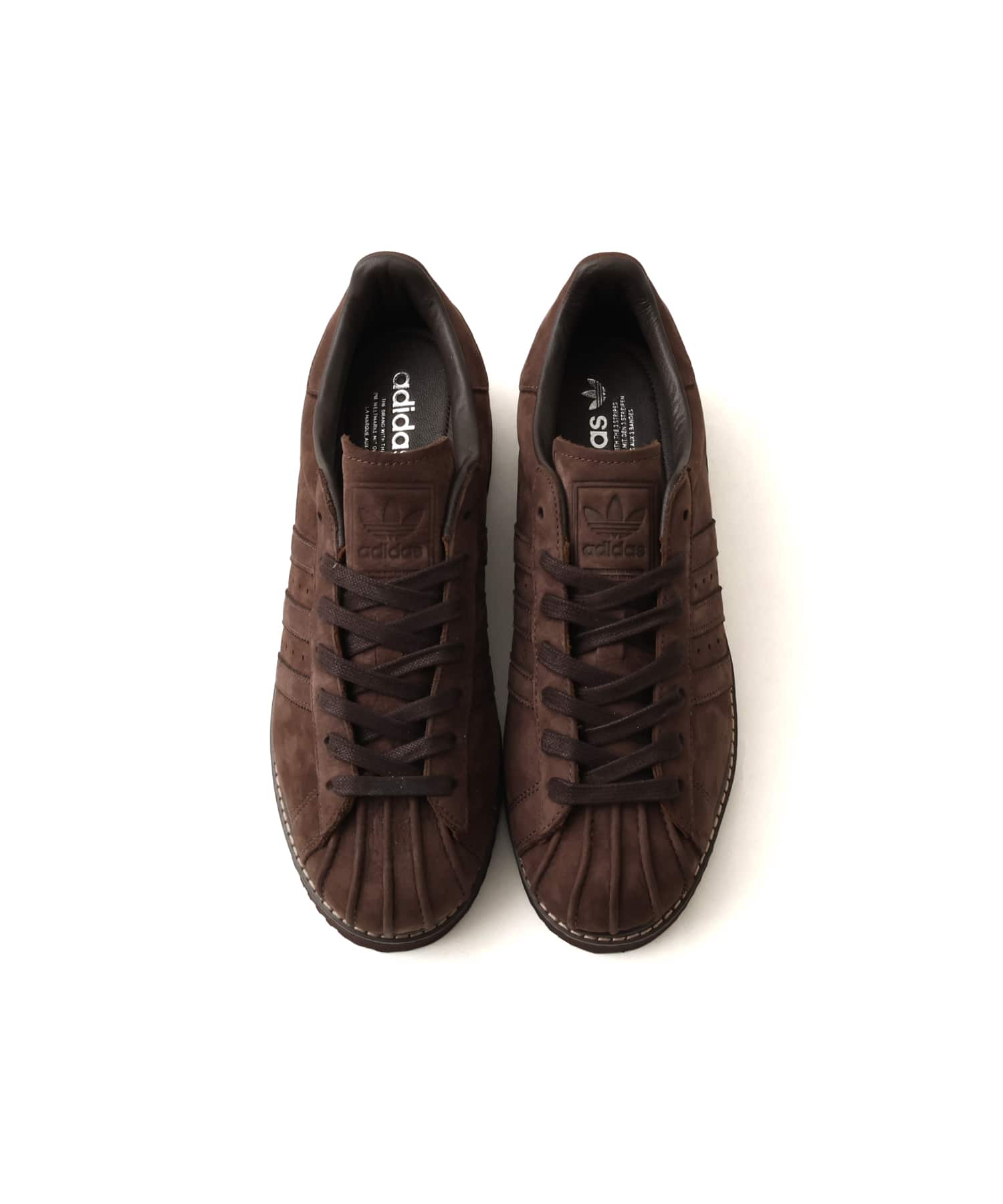 adidas SUPERSTAR LUX BROWN/BROWN/AUCOの画像