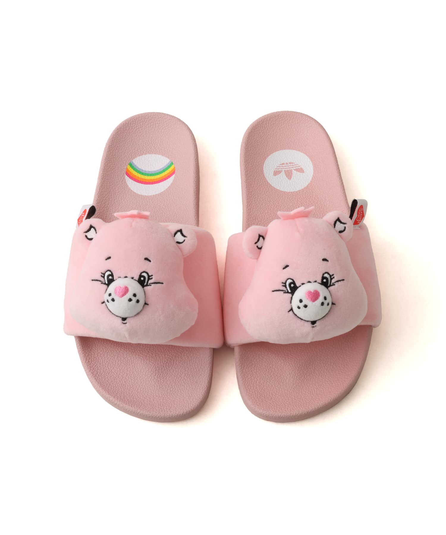 adidas CARE BEARS ADILETTE W CLPINK/FTWWHT/LUCPNKの画像