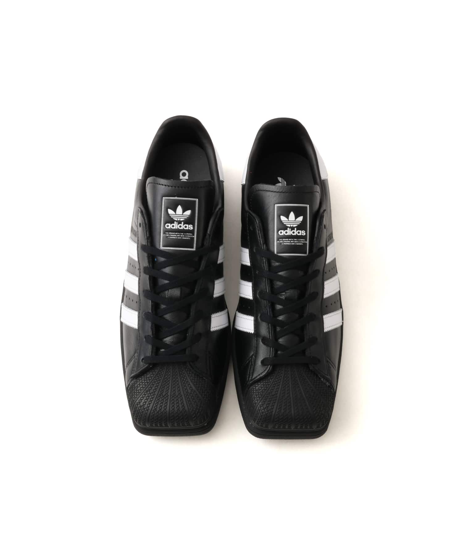adidas SUPERSTAR SQ W CBLACK/FTWWHT/CBLACKの画像