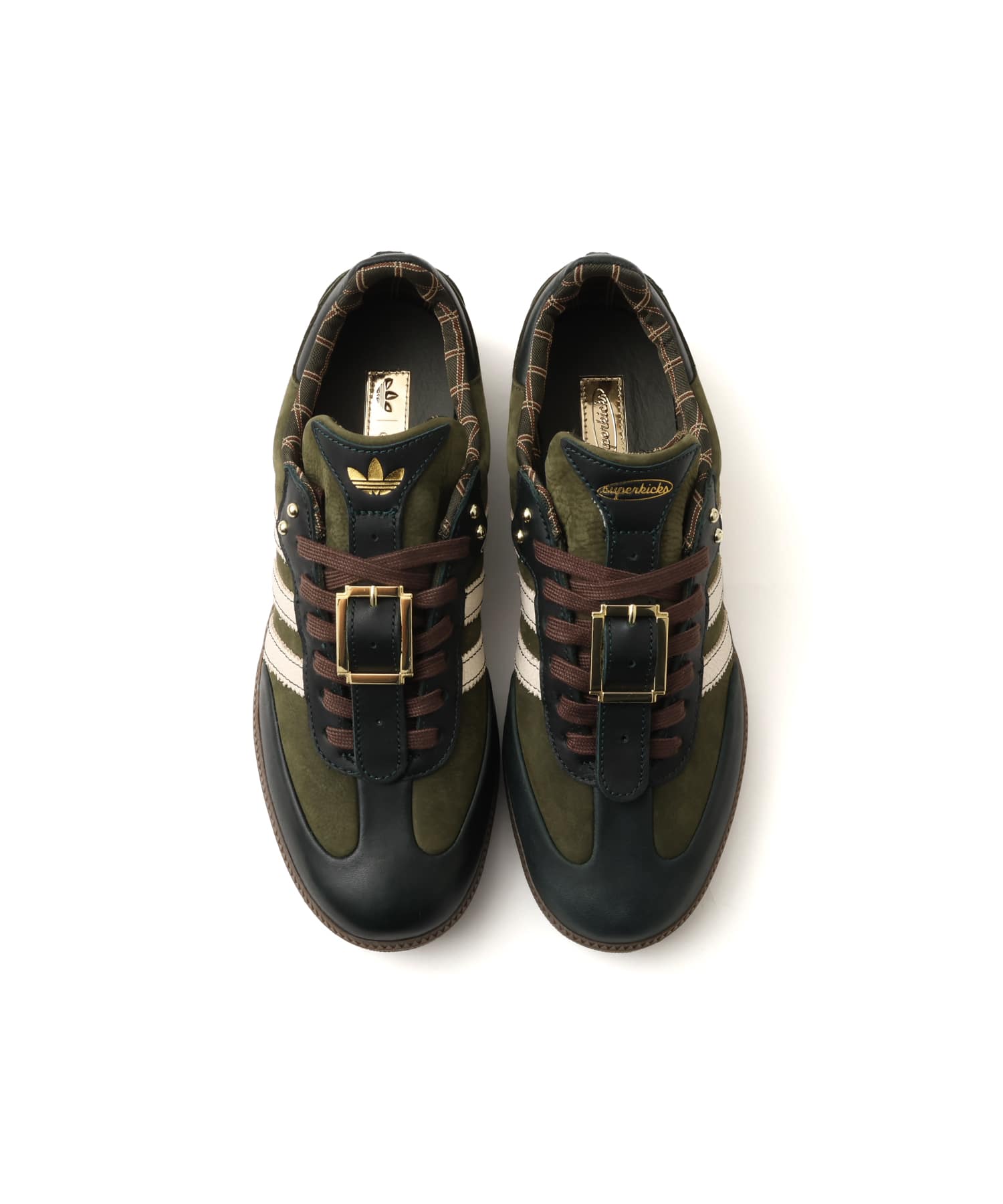 adidas SUPERKICKS SAMBA NGTCAR/WONWHI/PREBRNの画像