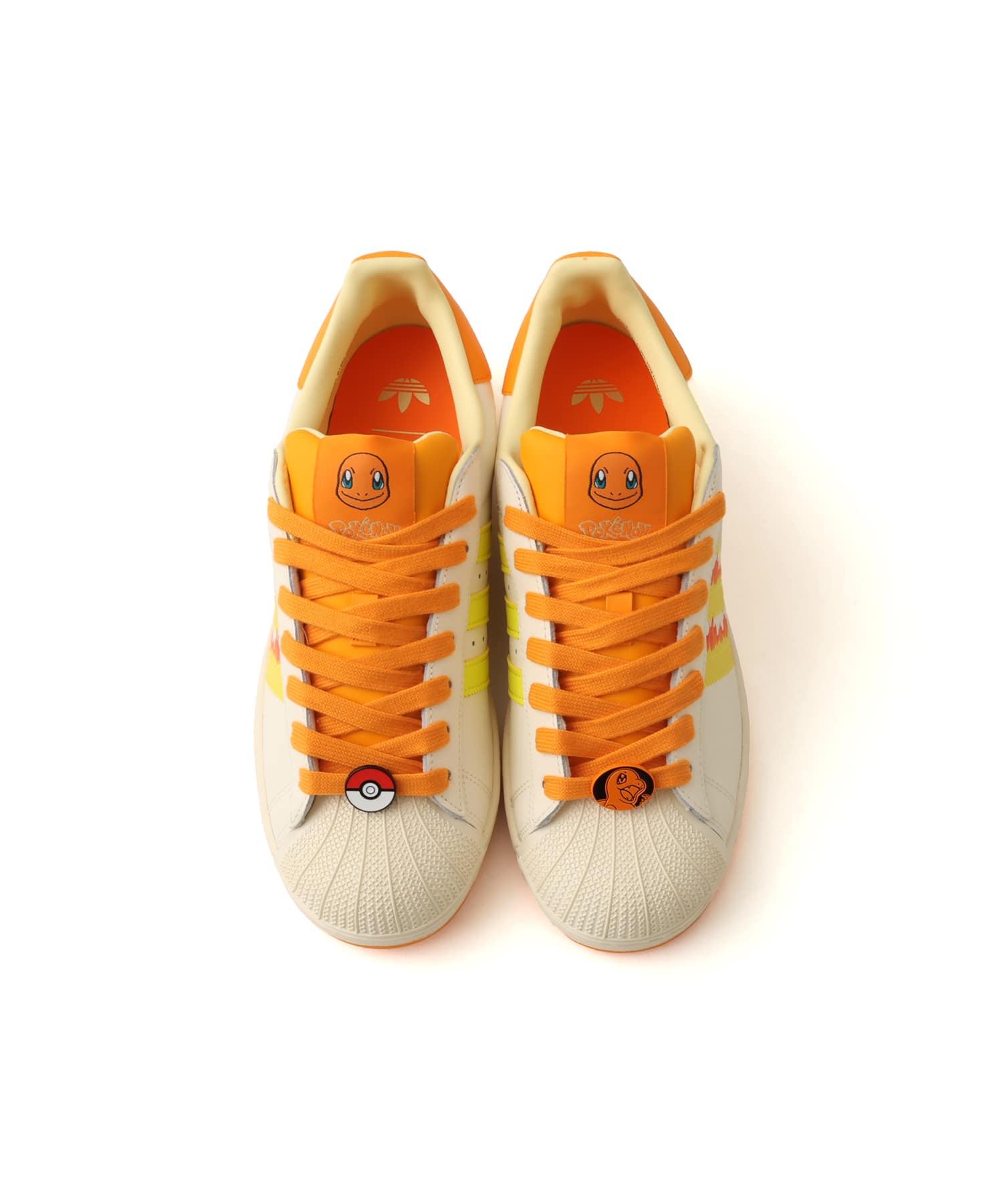 adidas POKEMON SUPERSTAR II CREWHT/SHOYEL/BORANGの画像
