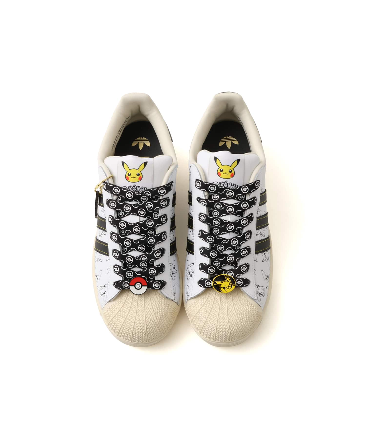 adidas POKEMON SUPERSTAR II FTWWHT/CBLACK/GOLDMTの画像
