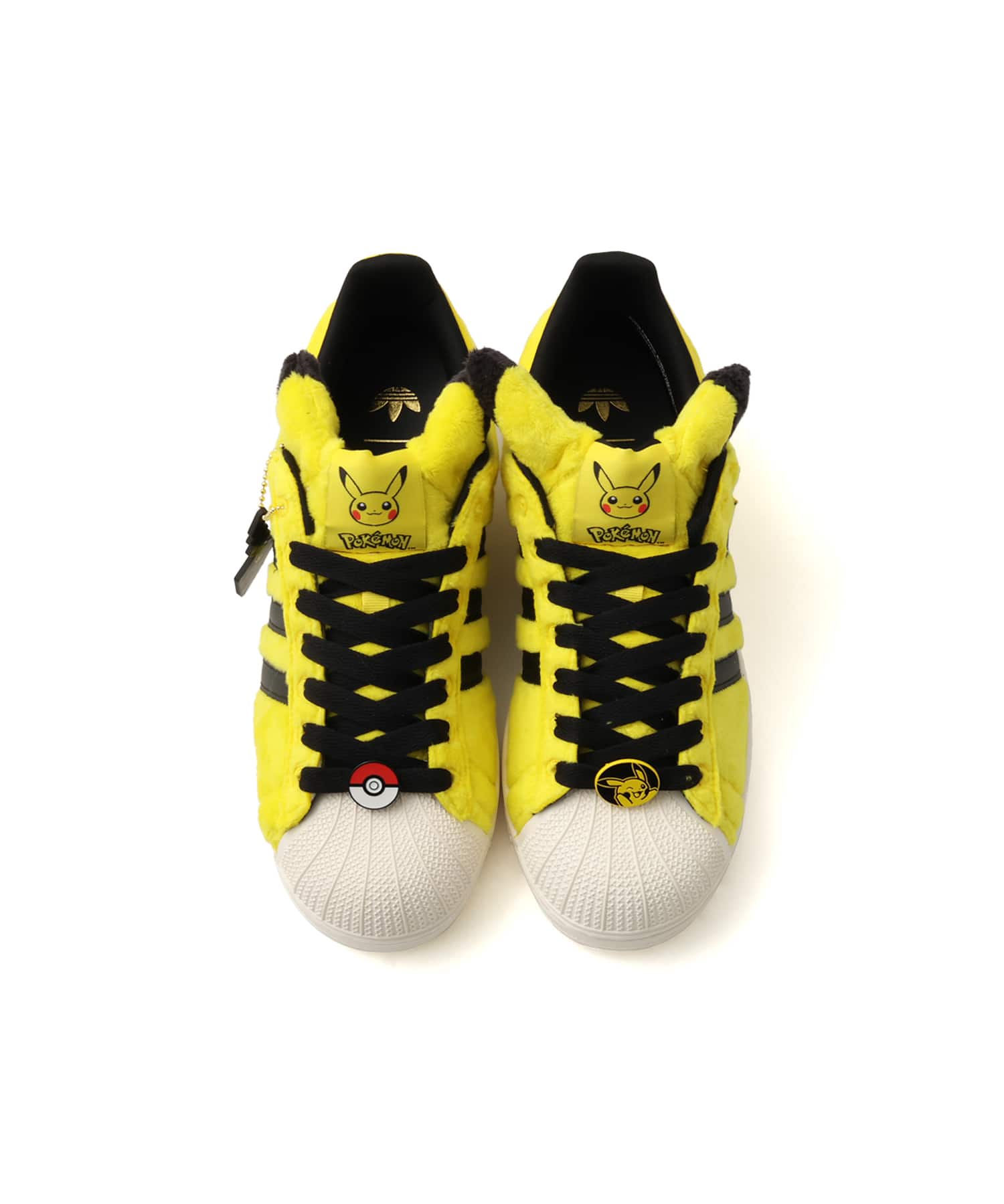 adidas POKEMON SUPERSTAR II YELLOW/YELLOW/CBLACKの画像