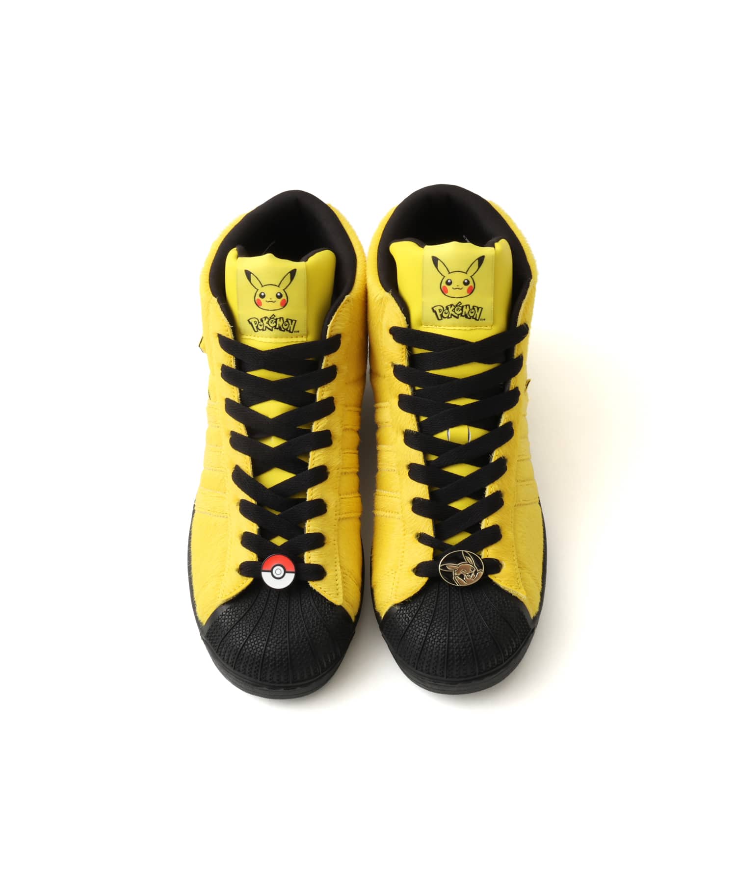 adidas POKEMON SUPERSTAR II MID YELLOW/YELLOW/CBLACKの画像