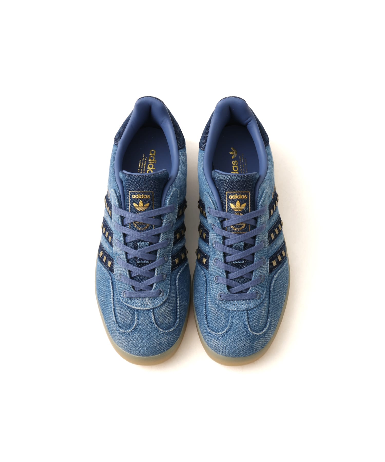 adidas GAZELLE INDOOR W SUPCOL/SUPCOL/CREBLUの画像