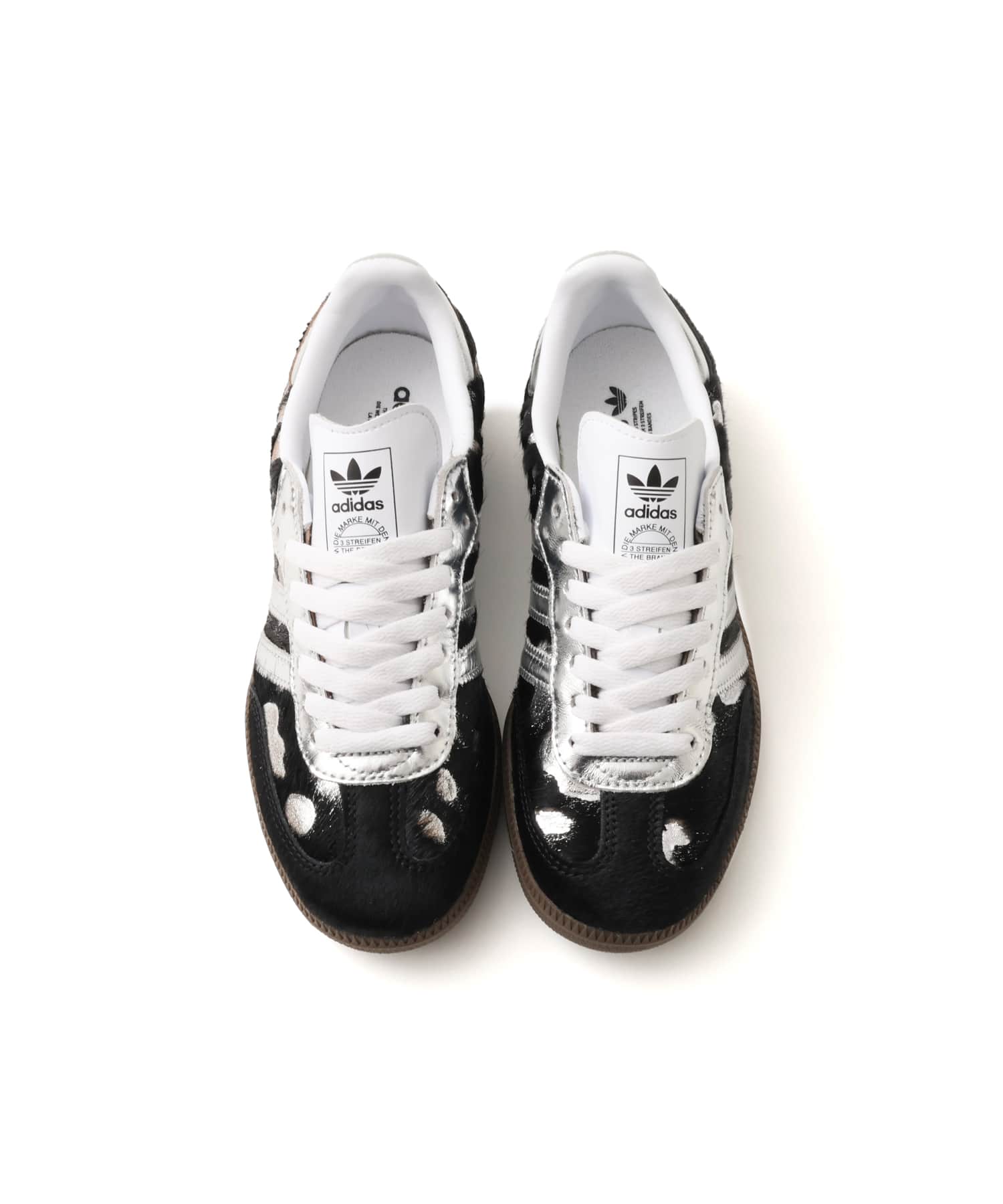 adidas SAMBA OG W CBLACK/SILVMT/FTWWHTの画像