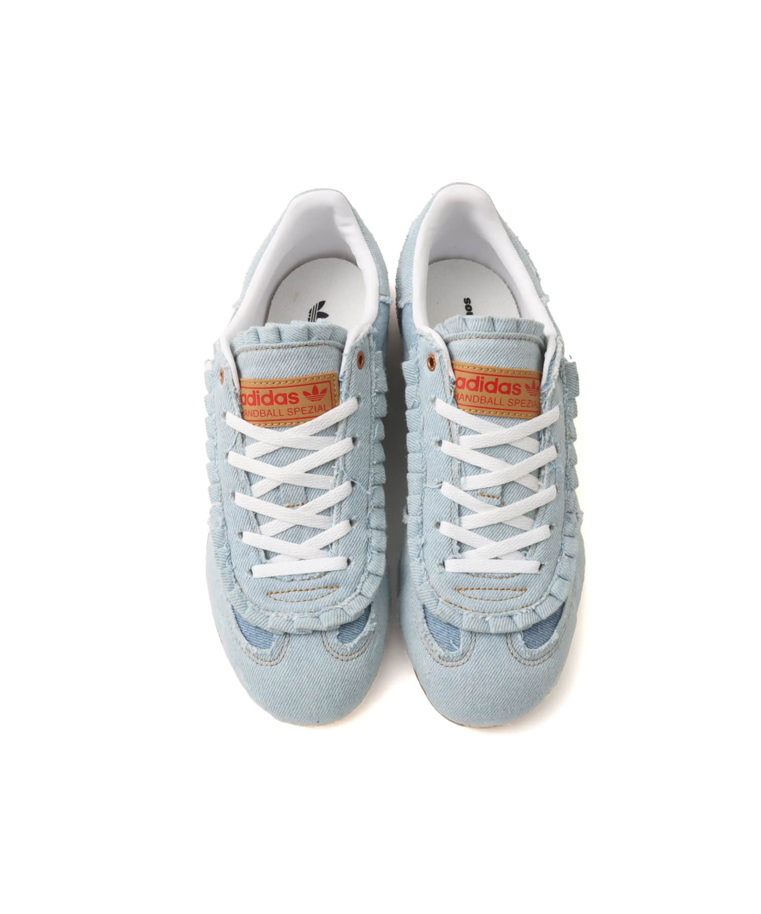 adidas HANDBALL SPEZIAL LO PRO ATMOS PINK "DENIM" SUPPLIER COLOUR/FTWR WHITE/GUM5の画像